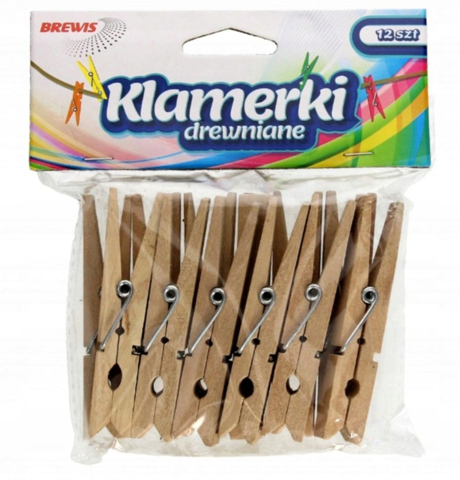

Spinacze-klamerki drewniane ozdobne 7,2cm(12 szt.) SPN72 BREWIS, 12 szt.) spn72 brewi