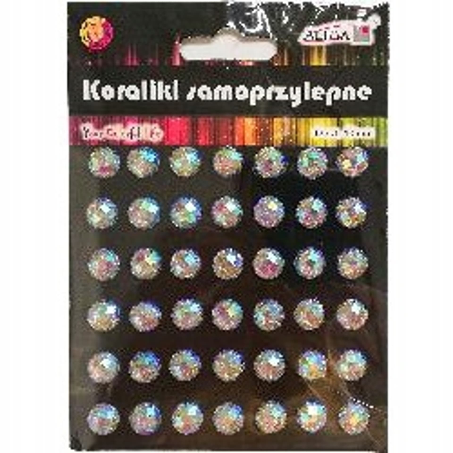 

Dżety kryształki opalizujące samoprzylepne rozm.10 mm. JET-4835 ALIGA