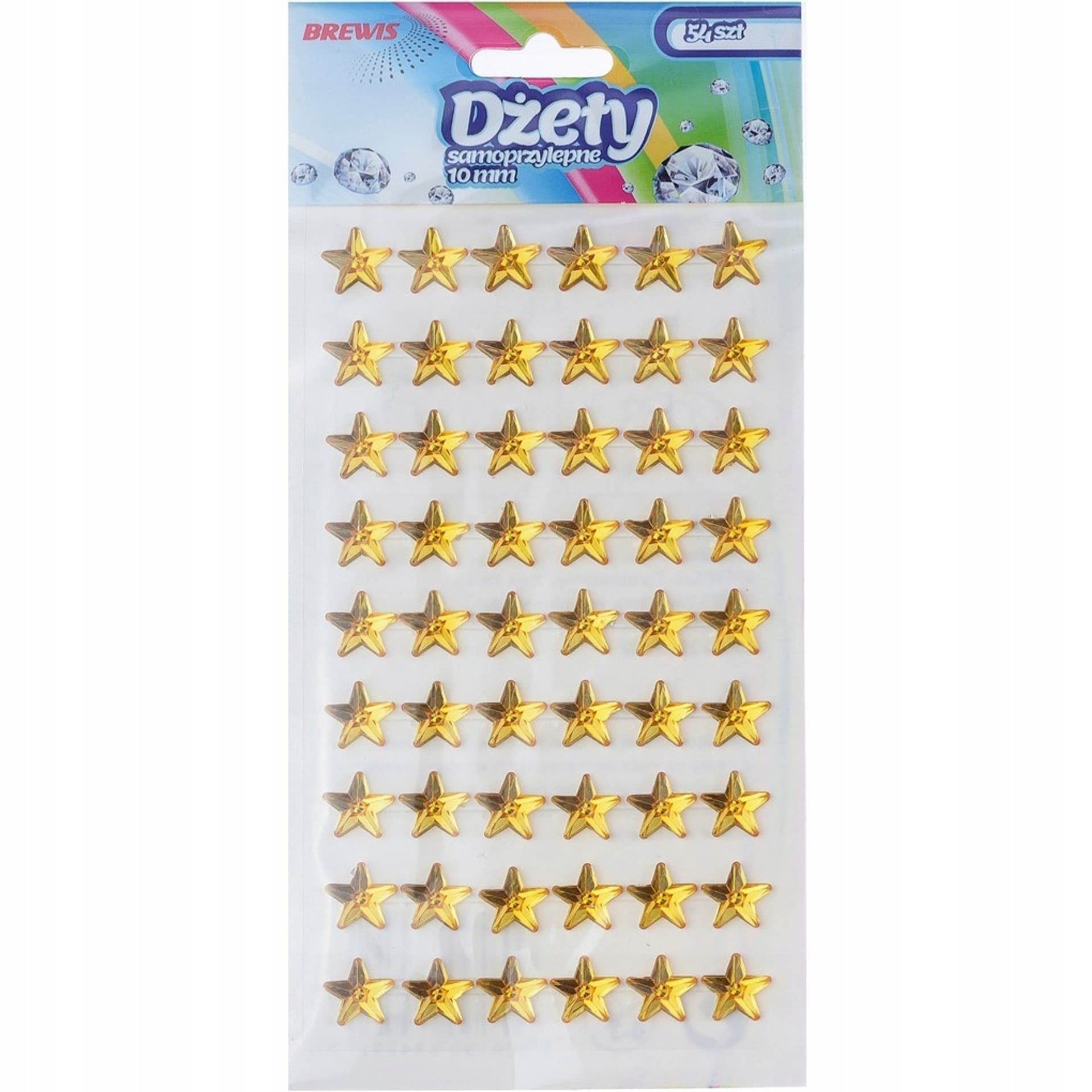 

Naklejki dżety złote gwiazdki 10 mm DS40 BREWIS