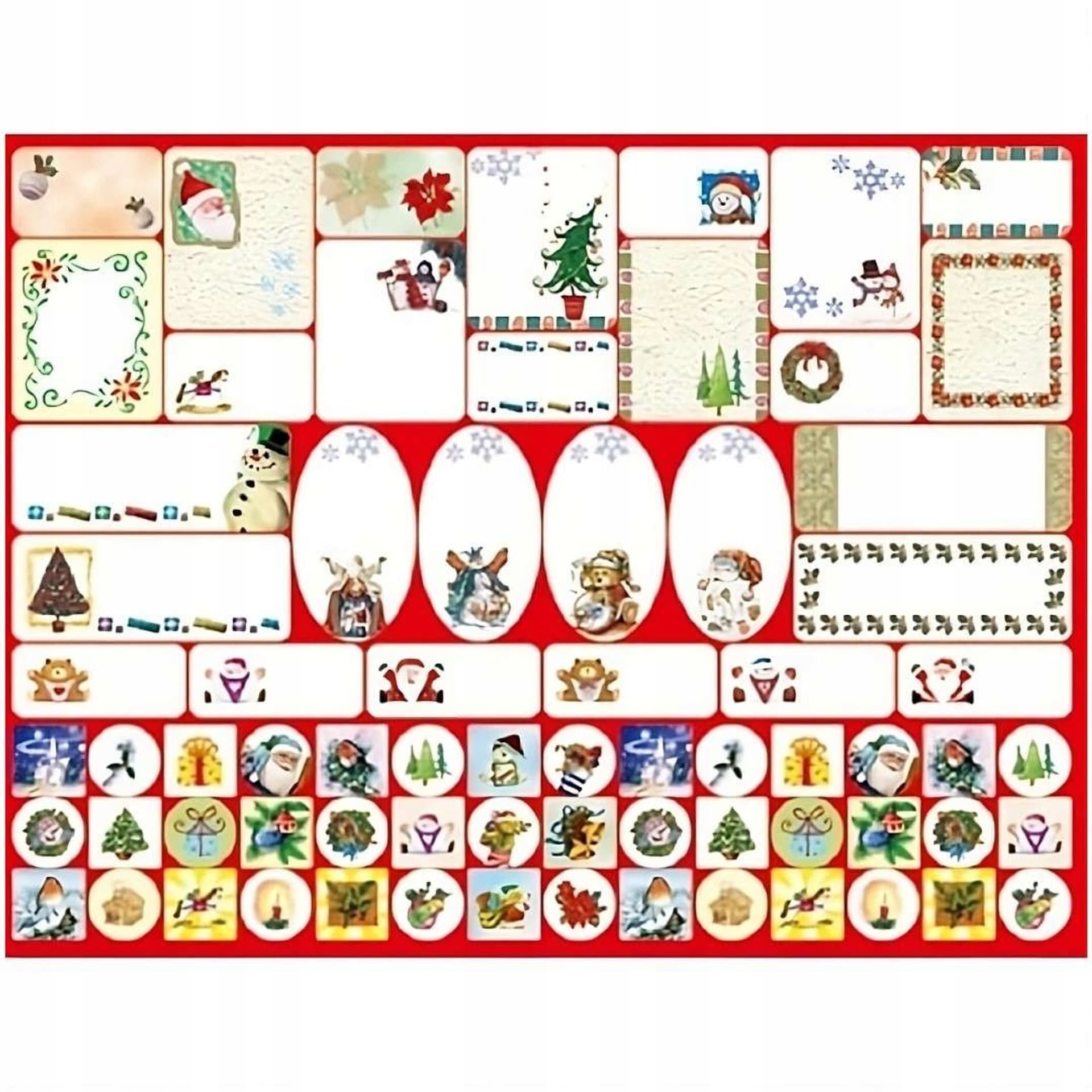 

Naklejki na prezenty 30x23cm mix 140szt NNP1 BREWIS