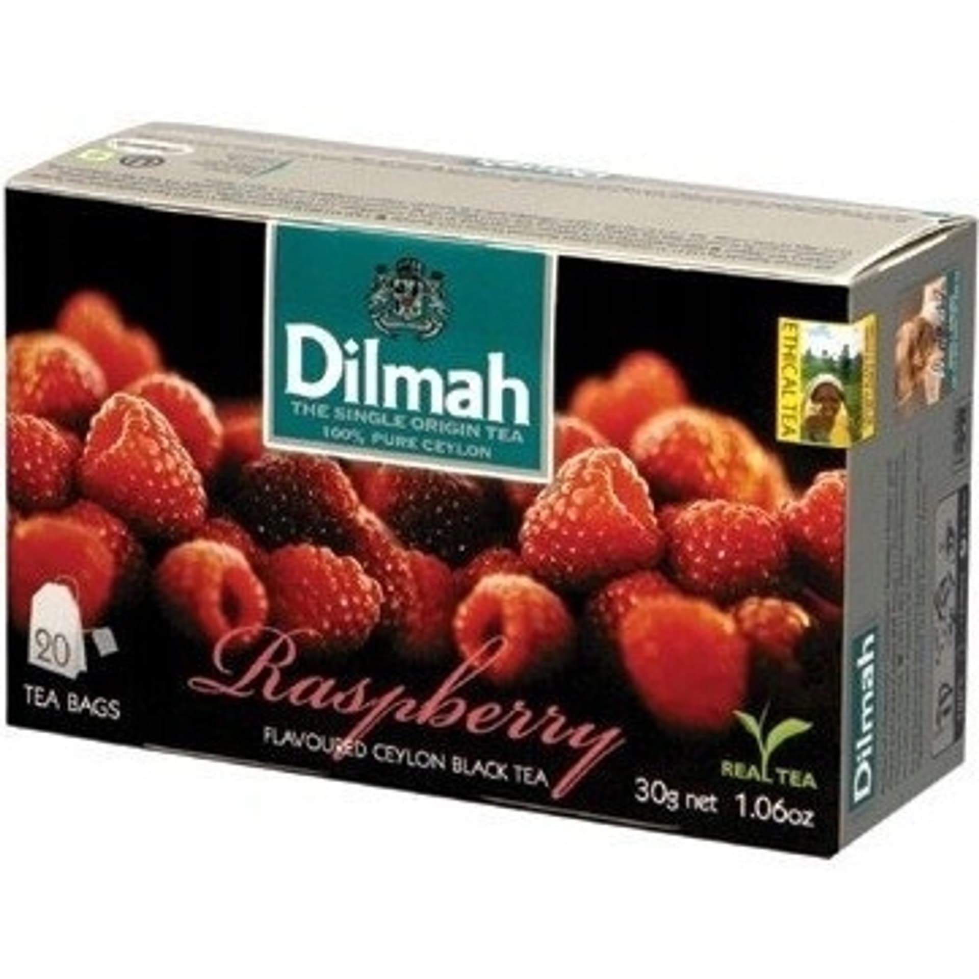 

Herbata DILMAH (20 torebek) czarna z aromatem Maliny, 20 torebek) czarna z aromatem malin