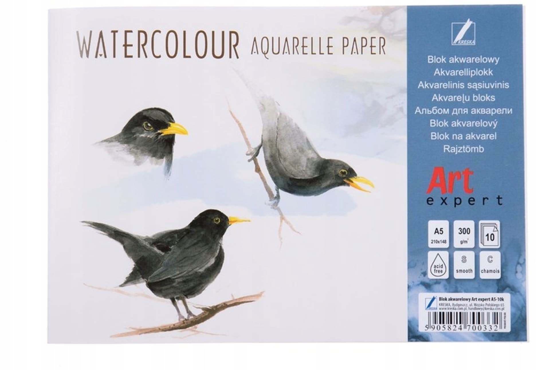 

Blok akwarelowy A5 10k 300g Art Expert KRESKA