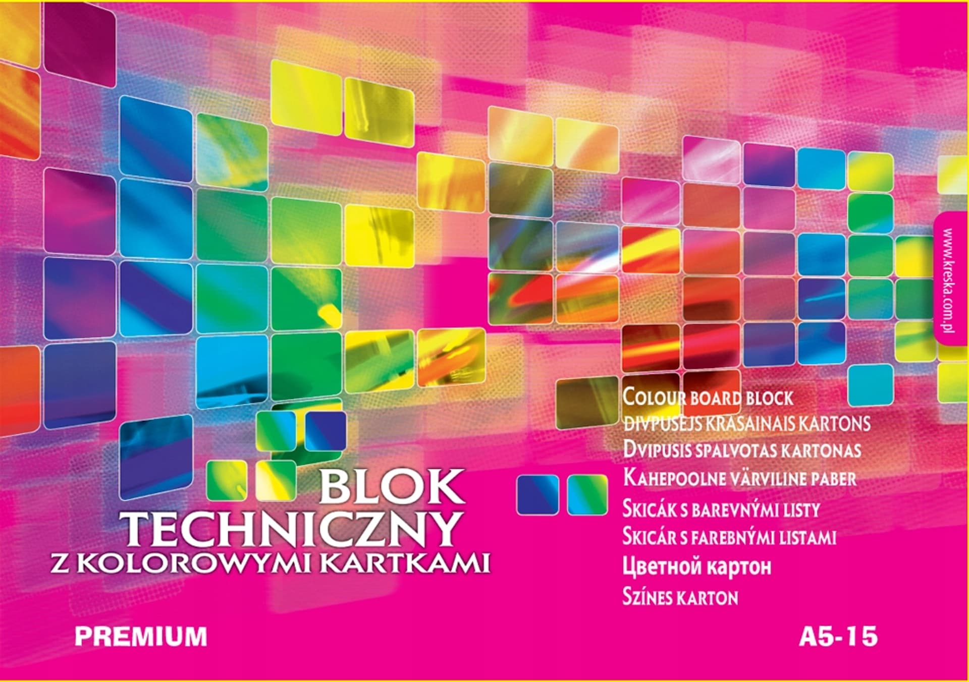 

Blok techniczny kolorowy A5 15k PREMIUM 00061 KRESKA