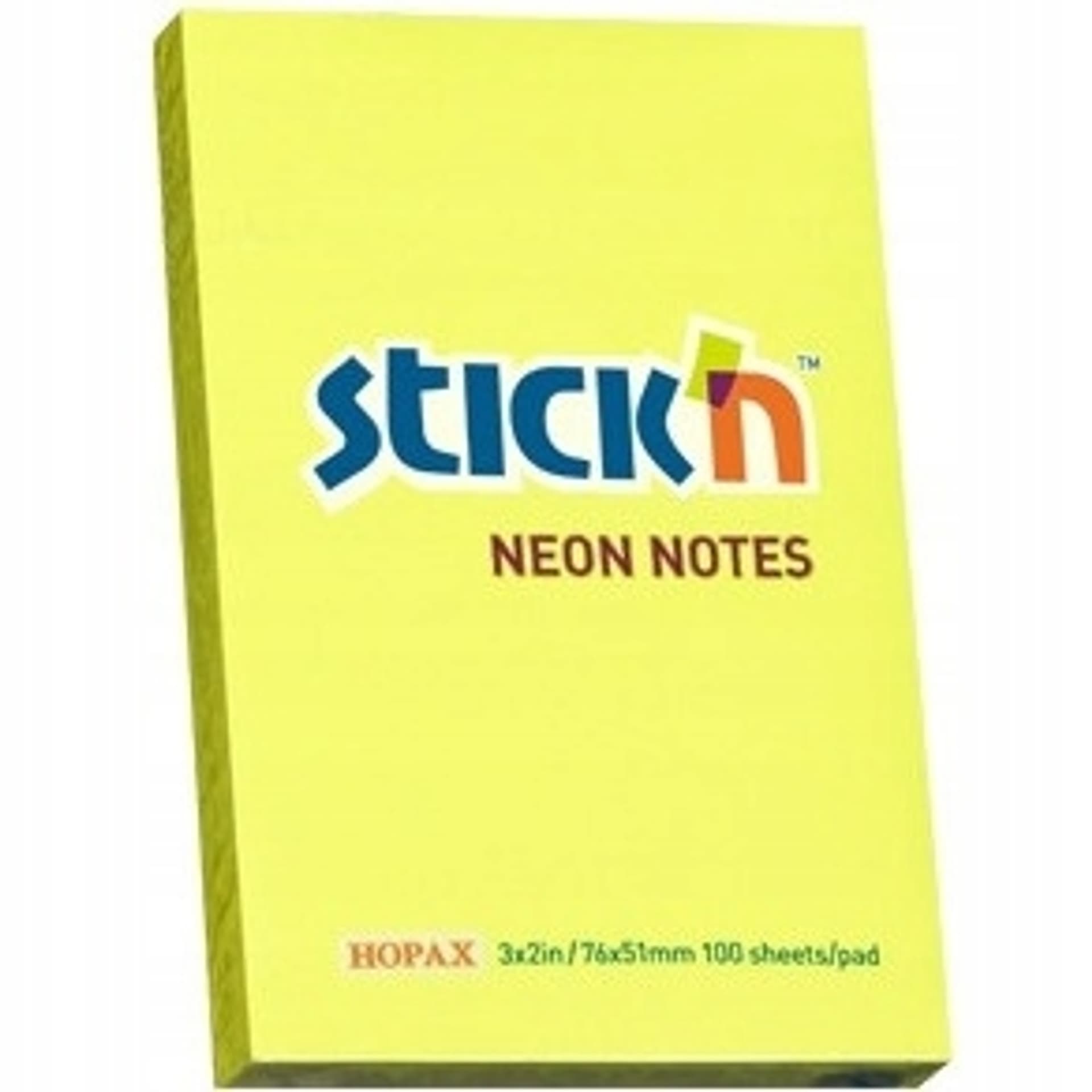 

Bloczek STICK"N 76x51mm żółty neon 100k 21132