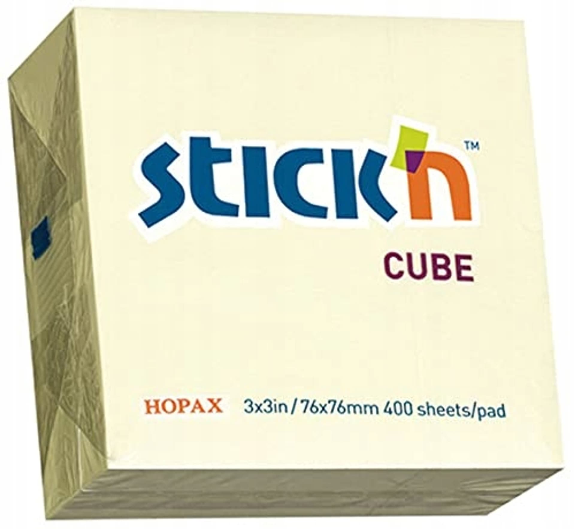 

Bloczek STICK` 76x76mm 400k żółty pastelowy 21072