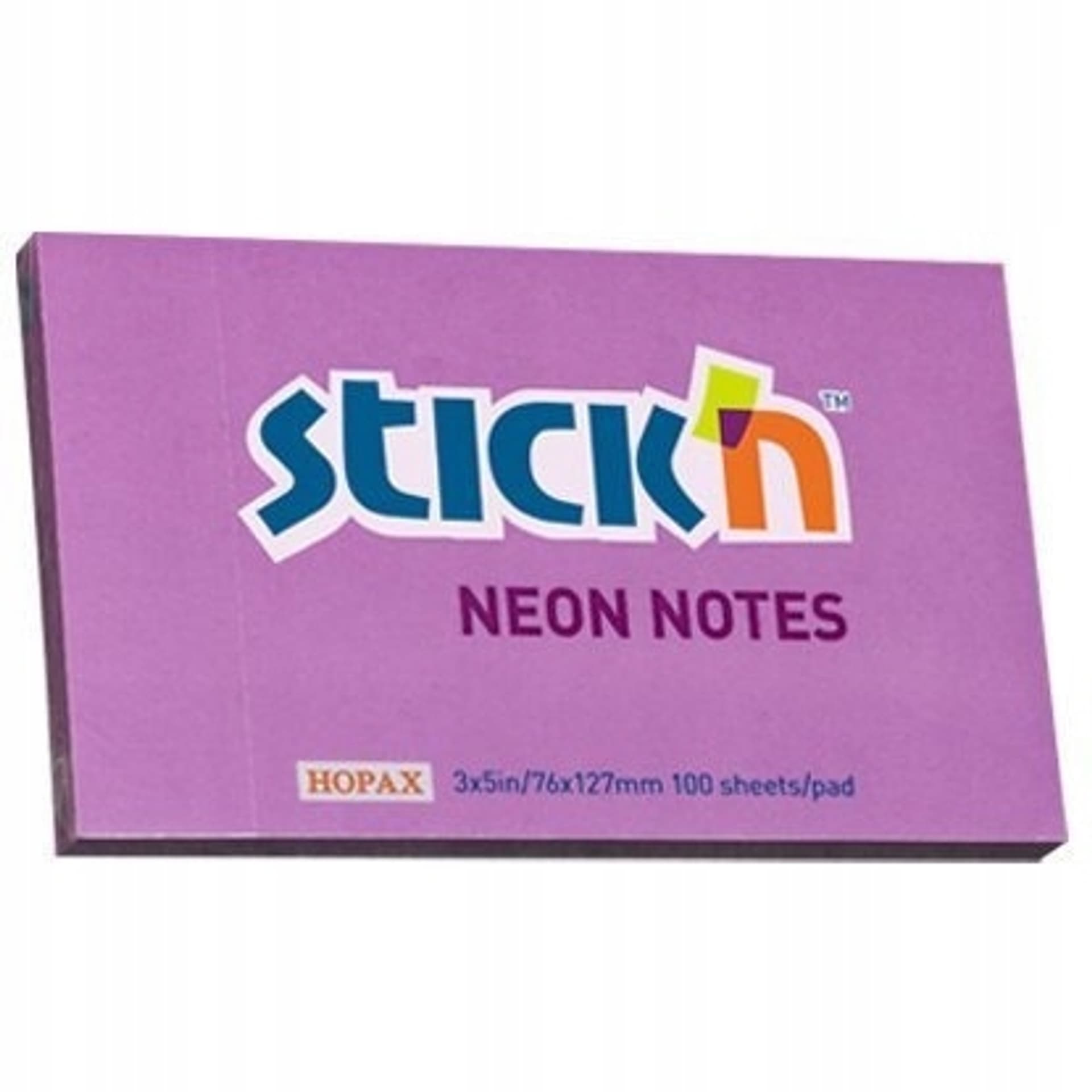 

Bloczek STICK"N 127x76mm fioletowy neonowy 100k 21214 STICK"N