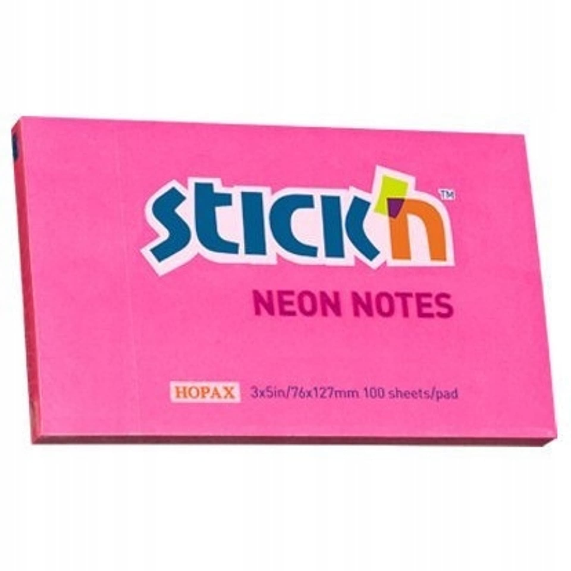 

Bloczek STICK"N 127x76mm ciemnoróżowy neonowy 100k 21169 STICK`N