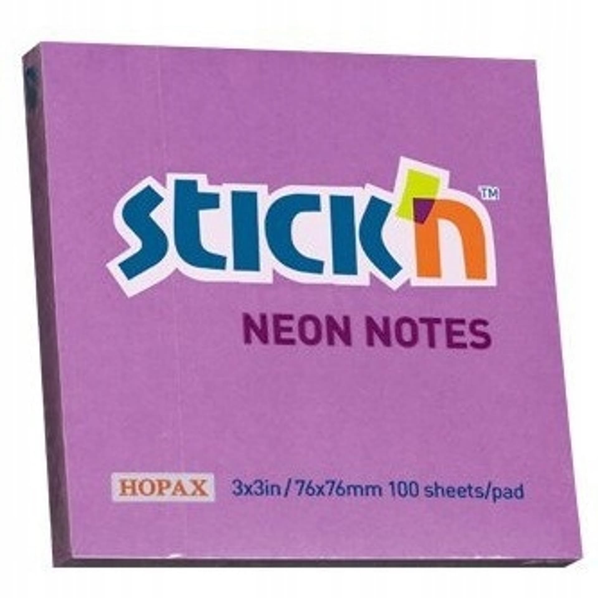 

Bloczek STICK"N 76x76mm fioletowy neonowy 100k 21210 STICK"N
