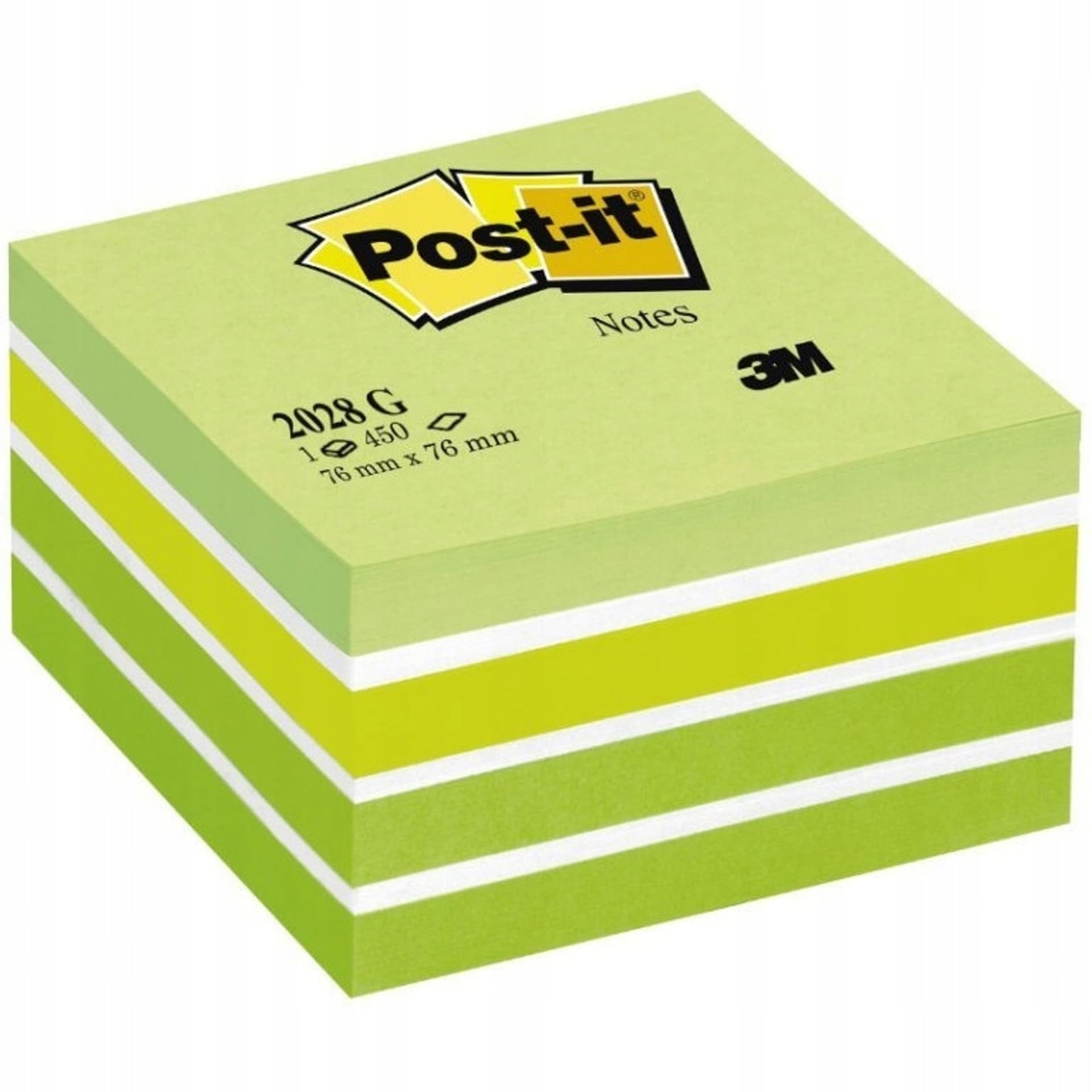 

Bloczek 3M POST-IT 2028-G 76x76mm zielony 450k 70007038881