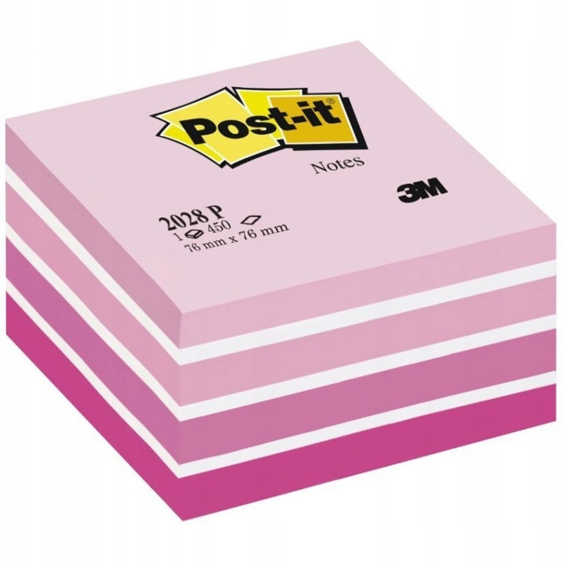 

Bloczek 3M POST-IT 2028-P 76x76mm różowy 450k FT510093170