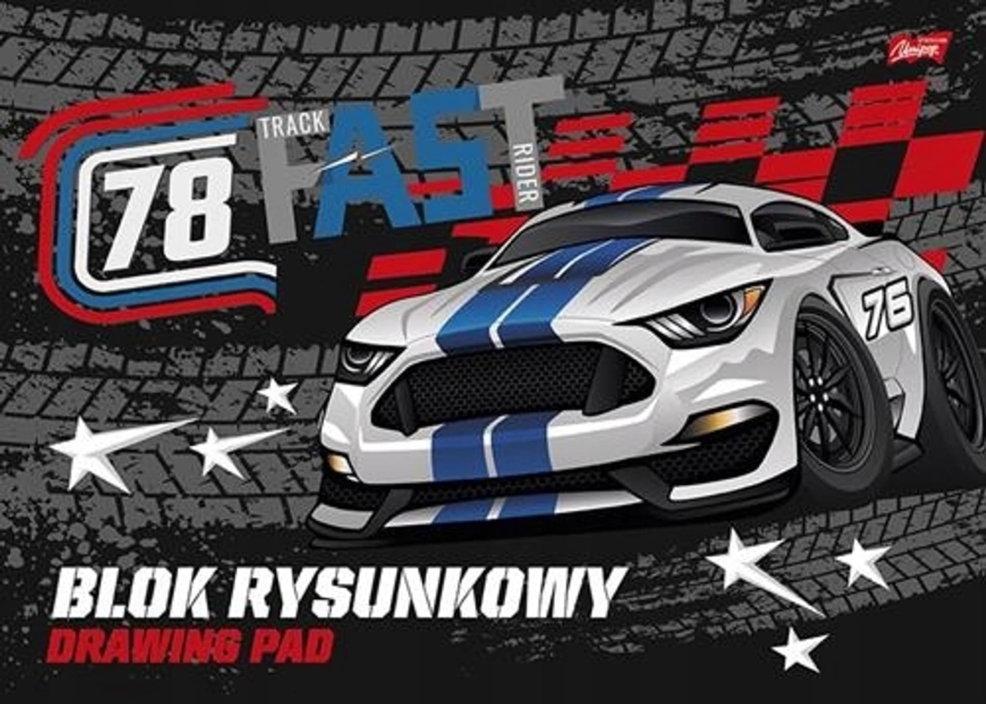 

Blok rysunkowy A3 20k 80g biały UNIPAP