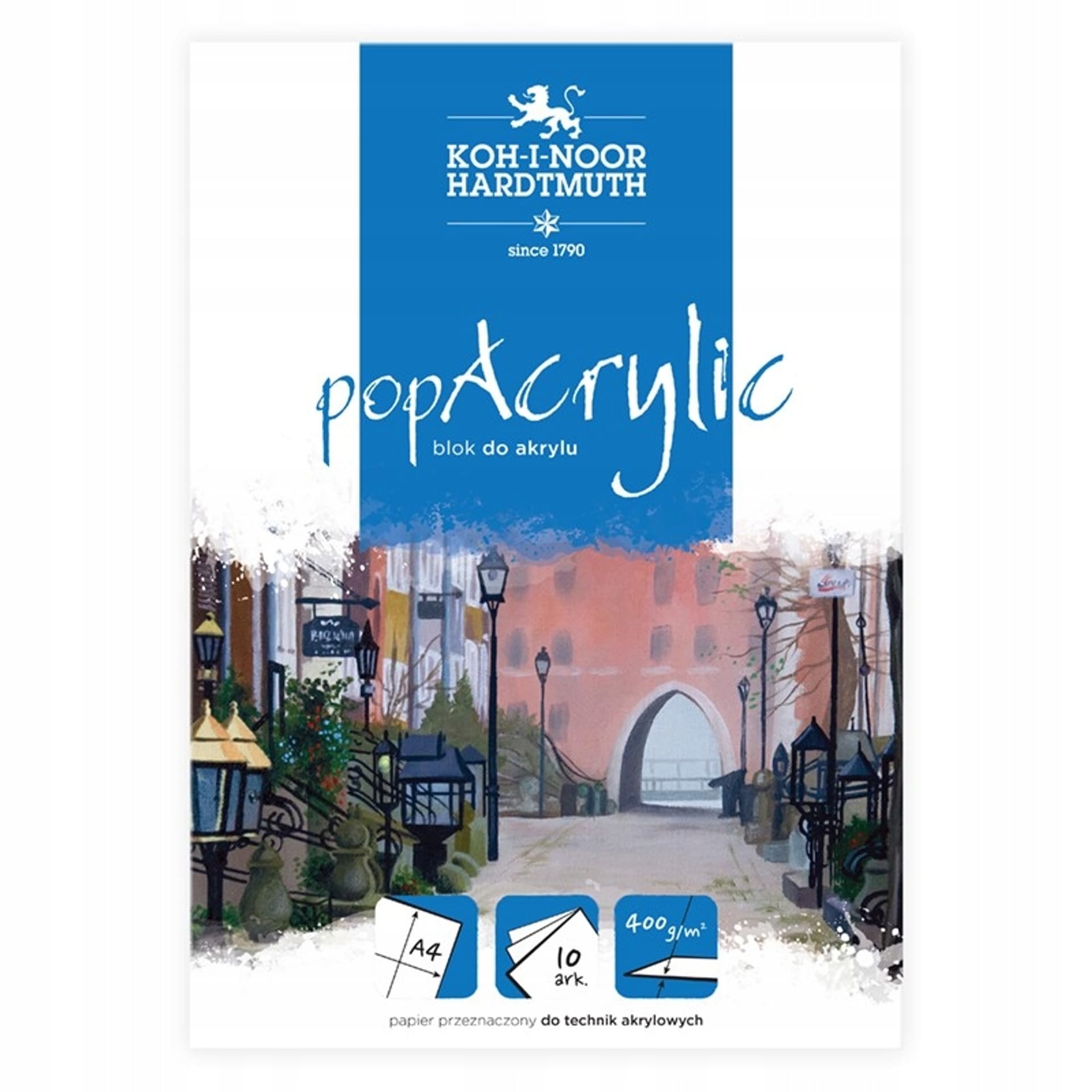 

Blok A4 10k 400g POP ACRYLIC BLO-ACA4PO KOH-I-NOOR