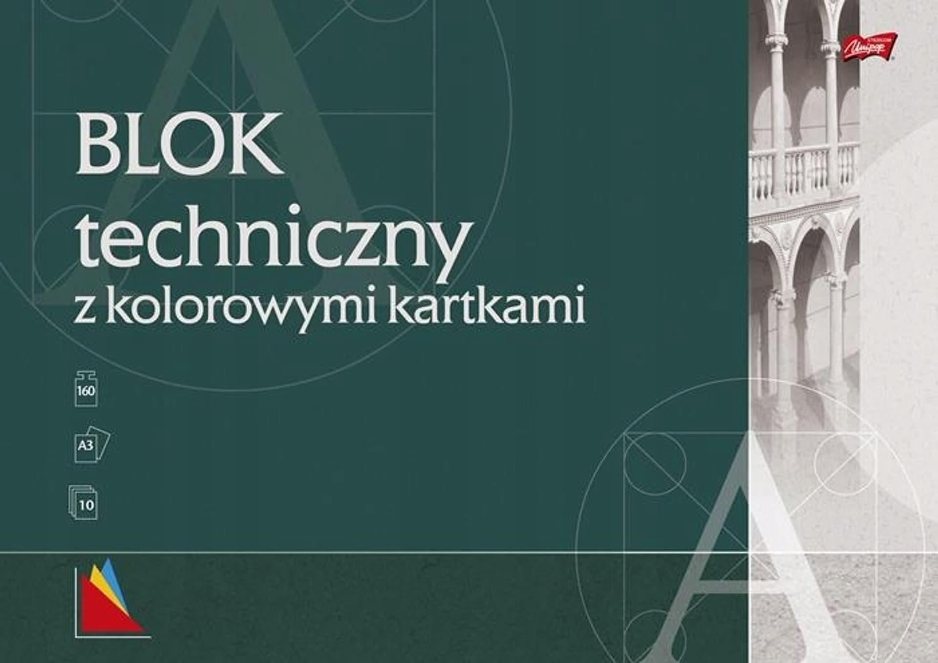 

Blok techniczny A3 10k kolor UNIPAP