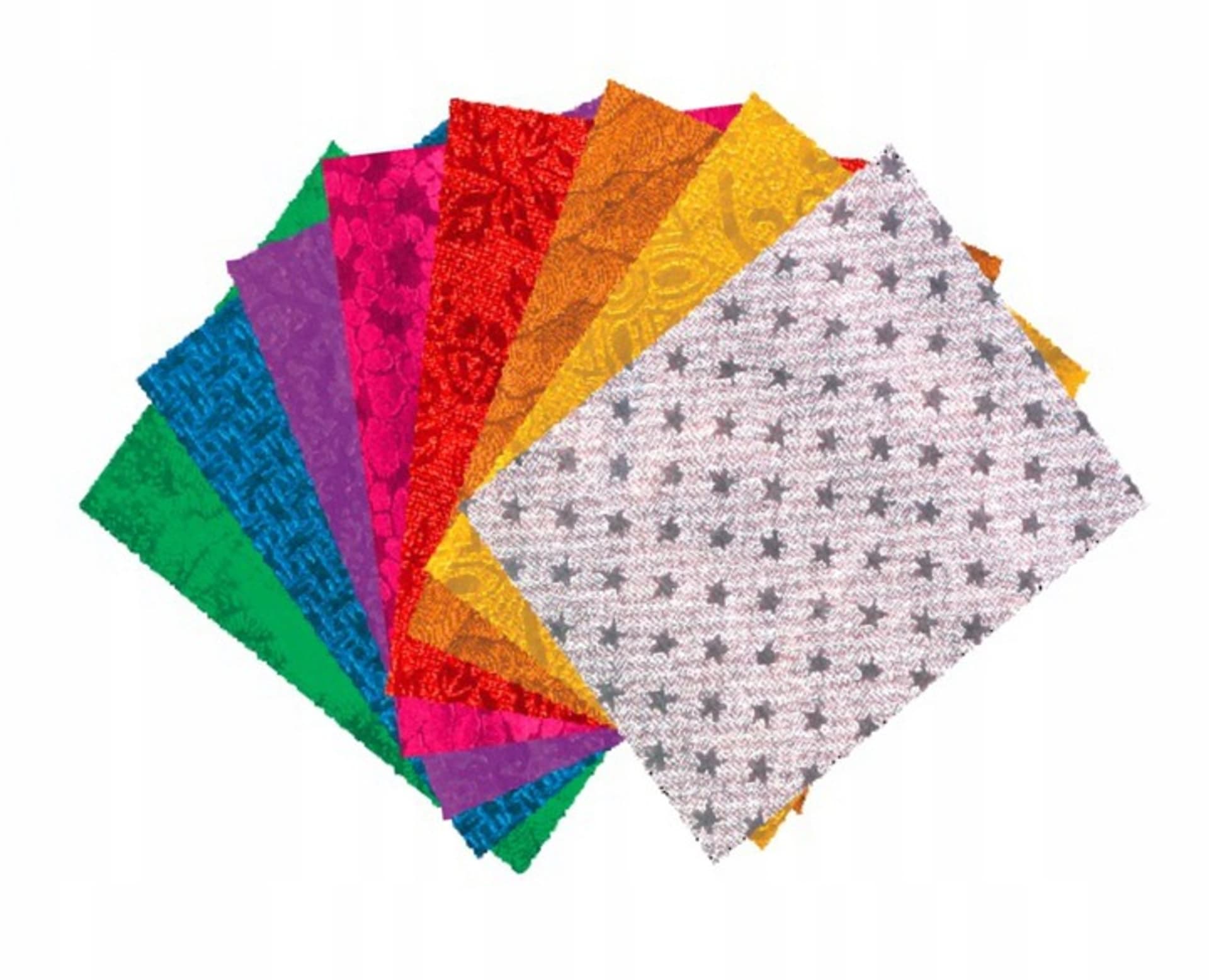 

Zeszyt papierów metalizowanych wytłaczany, 8 wzorów i kolorów, B4 25x35cm ALIGA