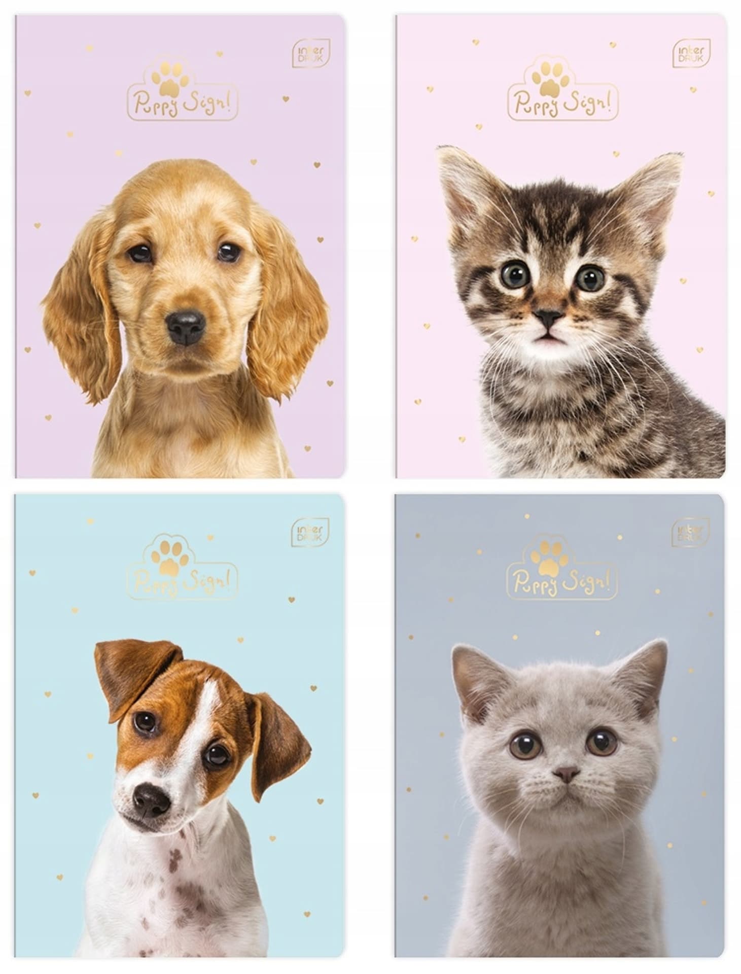 

Zeszyt A5 16k UV PUPPY SIGN INTERDRUK