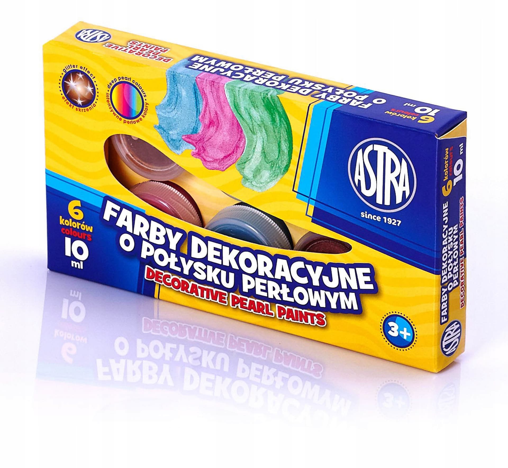 

Farby PERŁOWE 6 kolorów 10ml. 83411902 ASTRA