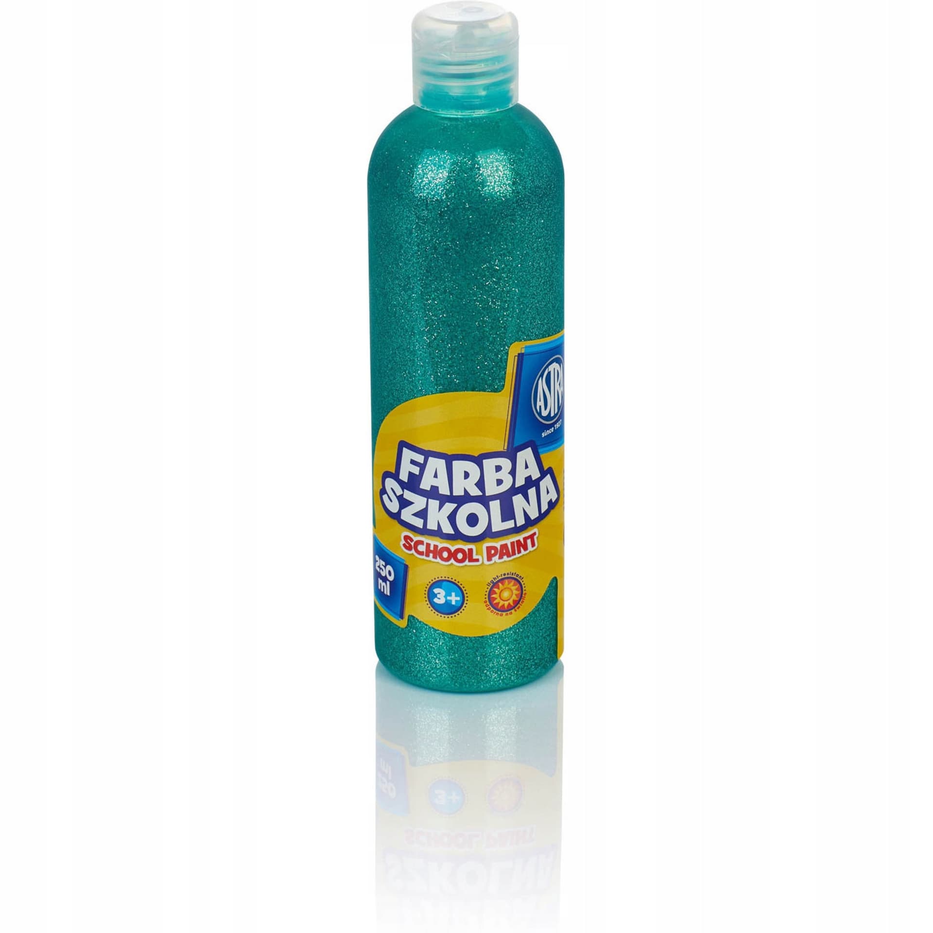 

Farba szkolna 250ml brokatowa zielona 301217041 ASTRA