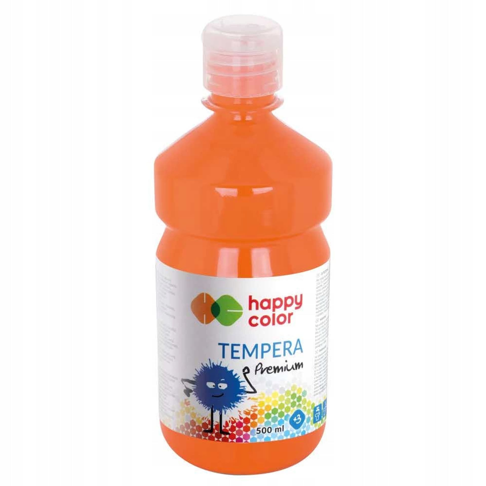 

Farba TEMPERA Premium 500ml pomarańczowa HAPPY COLOR HA 3310 0500-42