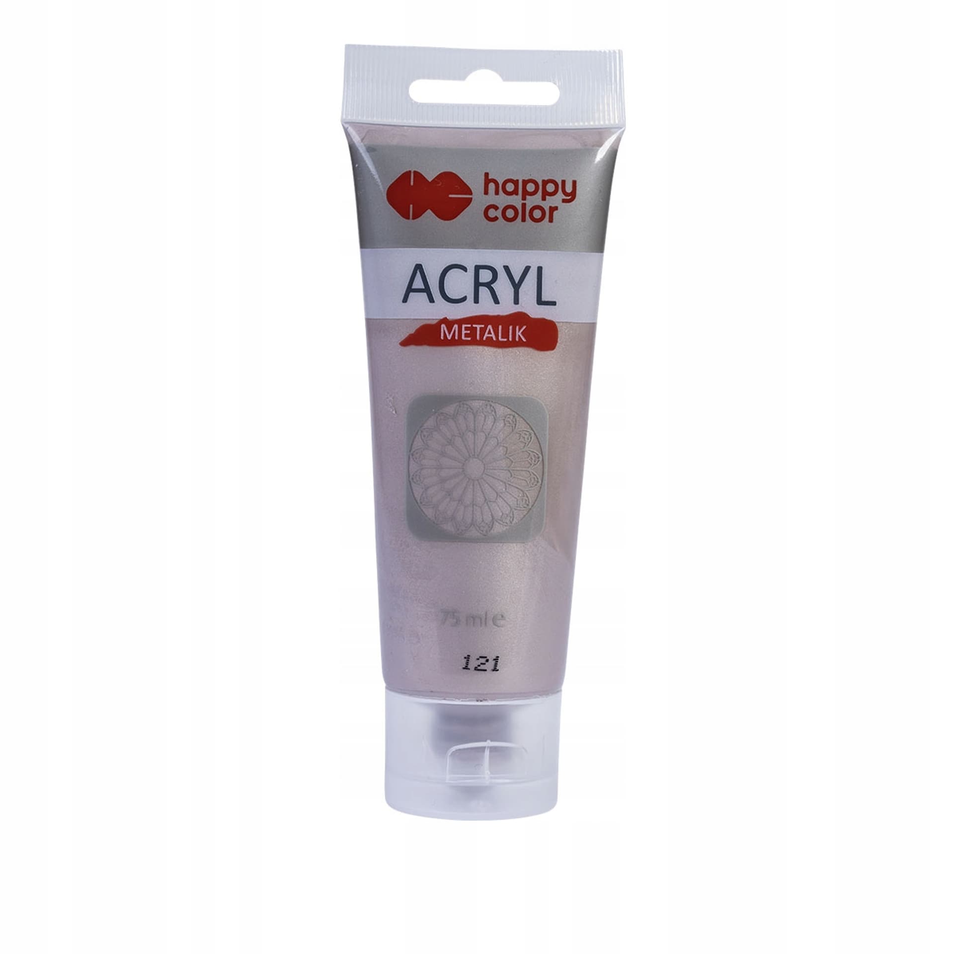 

Farba akrylowa 75 ml, różowe złoto metalik, HAPPY COLOR HA 7370 0075-121