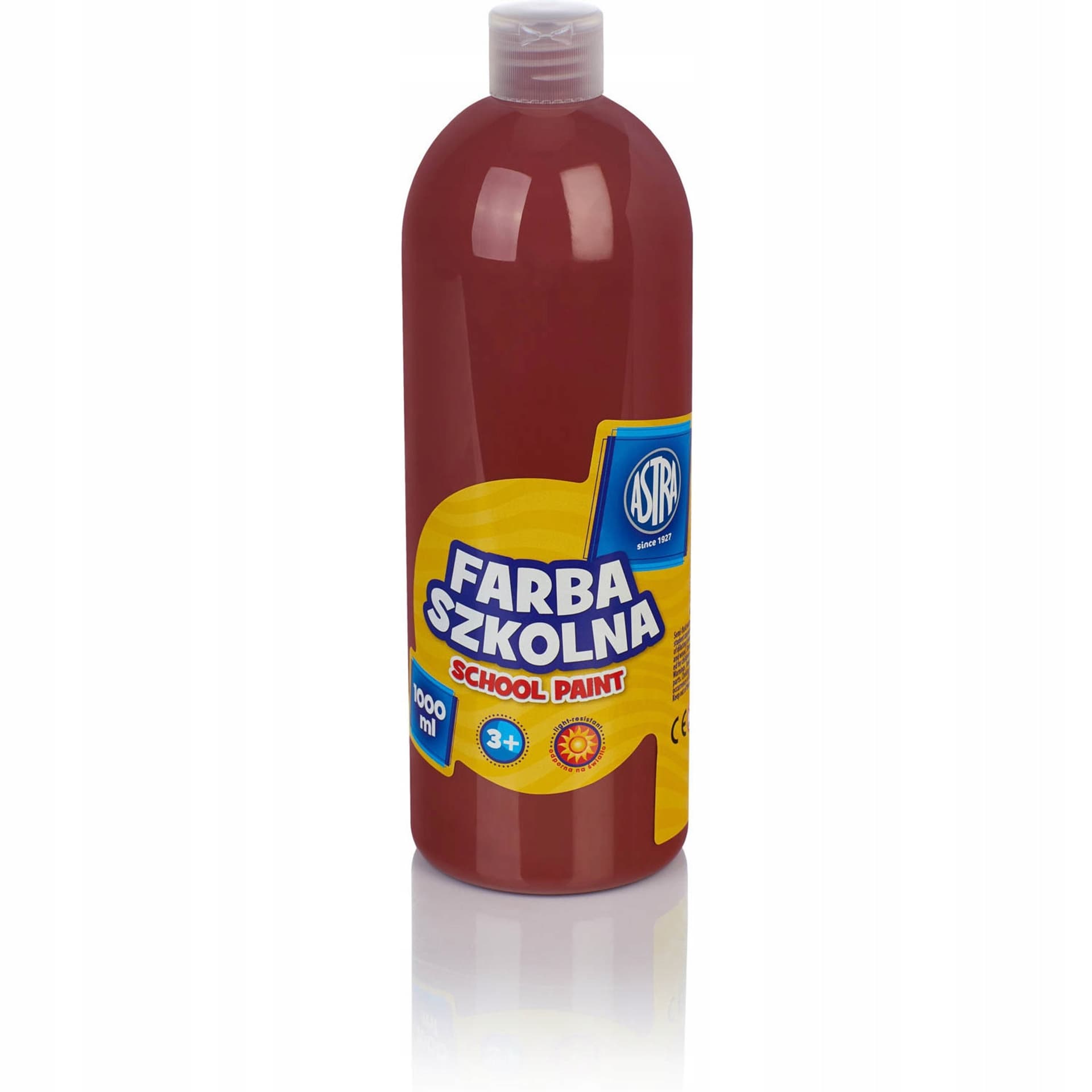 

Farba szkolna Astra 1000 ml - brązowa 301217056 ASTRA