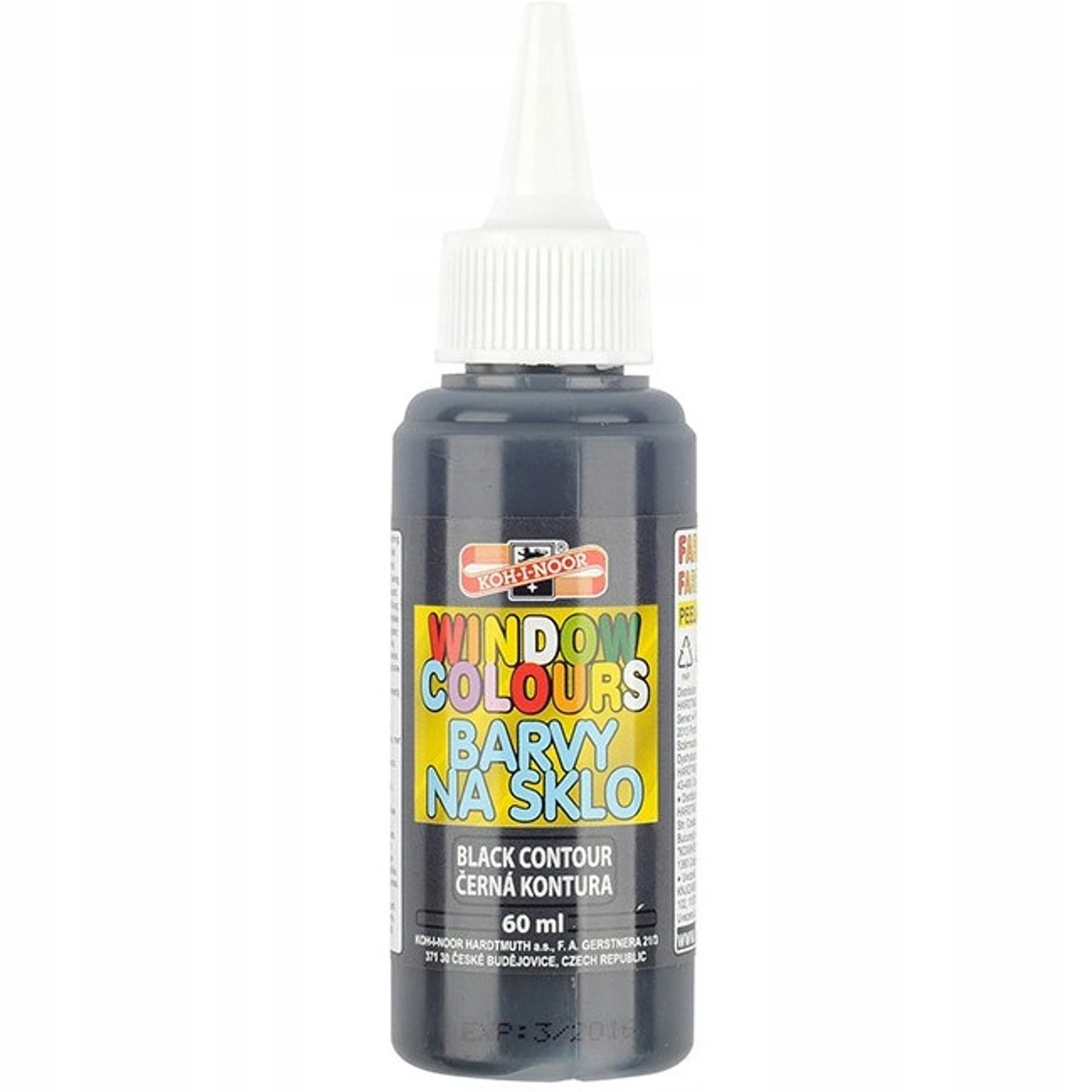 

Farba witrażowa konturowa czarna 60ml 9742016 KOH-I-NOOR