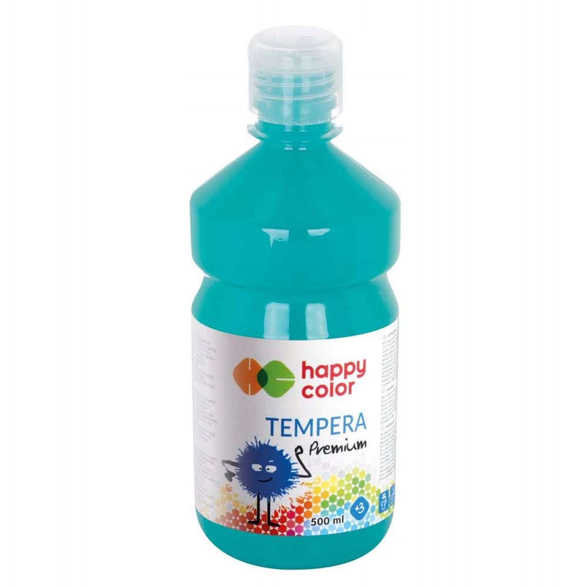 

Farba TEMPERA Premium 500ml turkusowa HAPPY COLOR HA 3310 0500-39