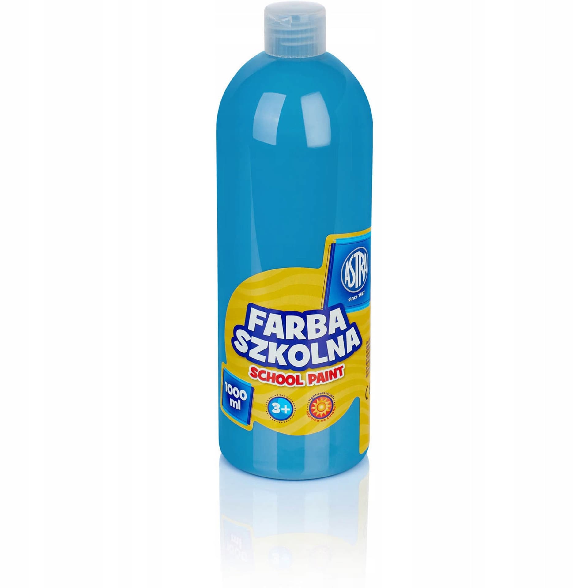 

Farba szkolna Astra 1000 ml - niebieska 301217047 ASTRA