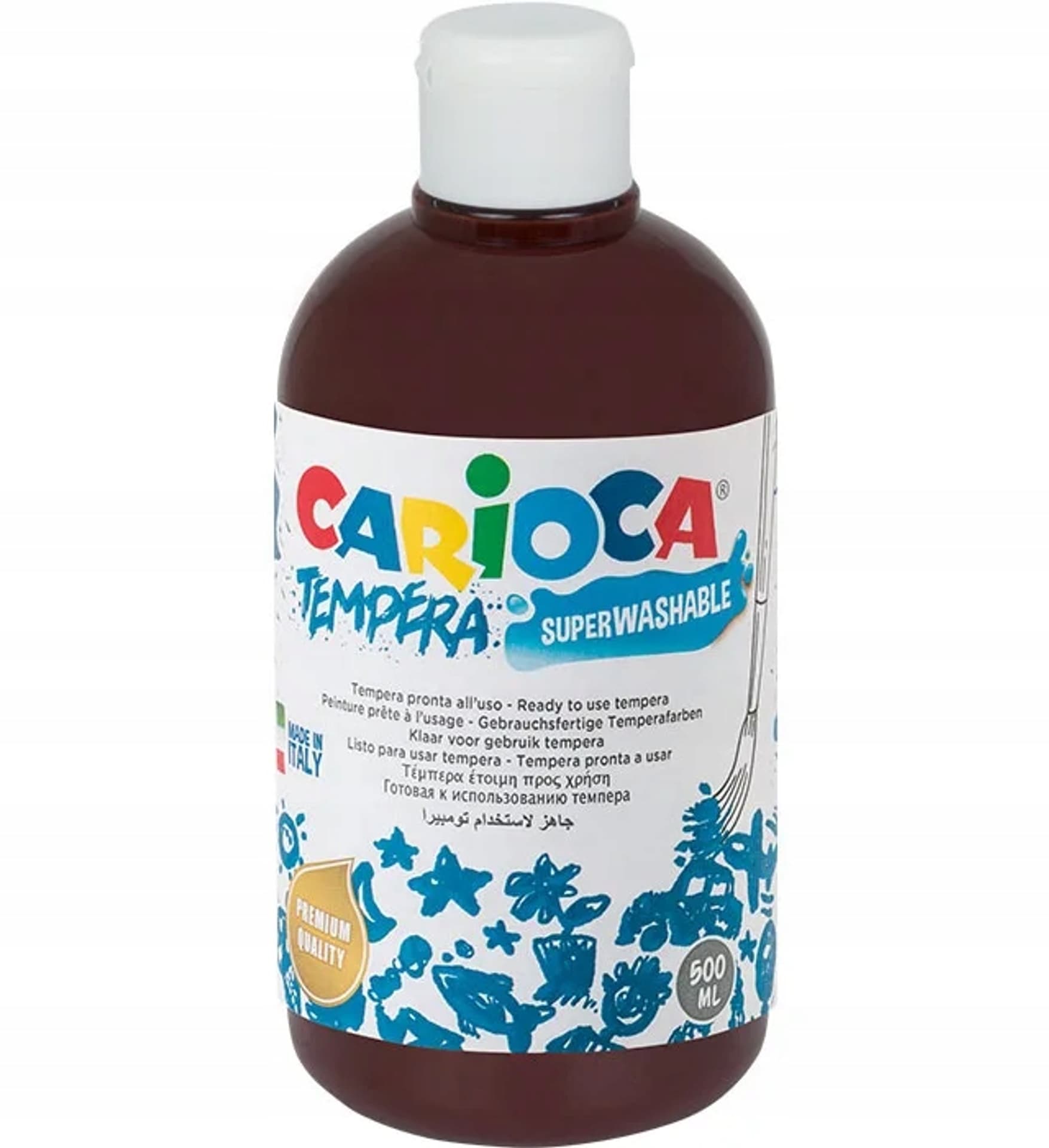 

Farba TEMPERA brązowa CARIOCA 500ml 40427/06