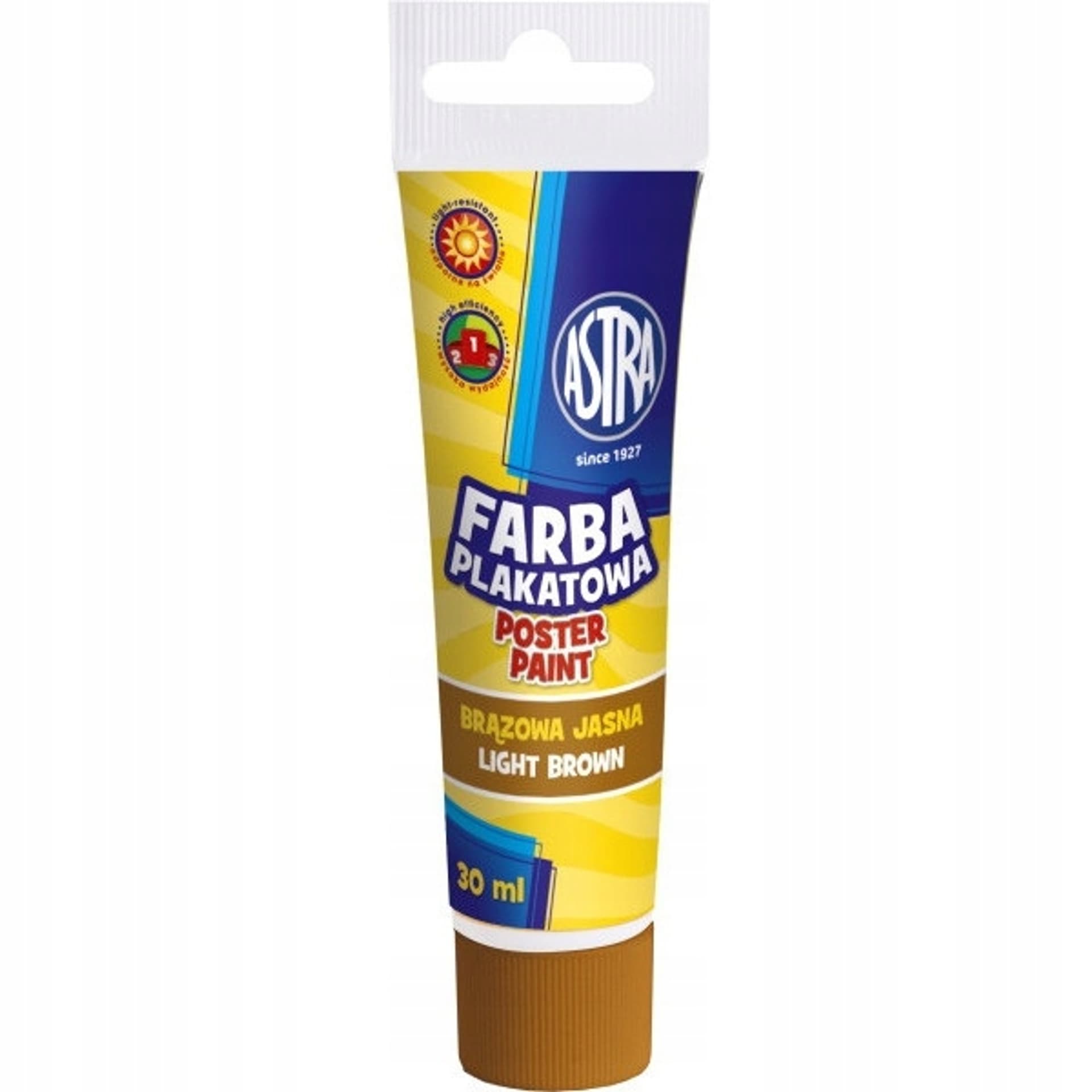 

Farba plakatowa tuba 30 ml - jasno brązowa 83110912 ASTRA