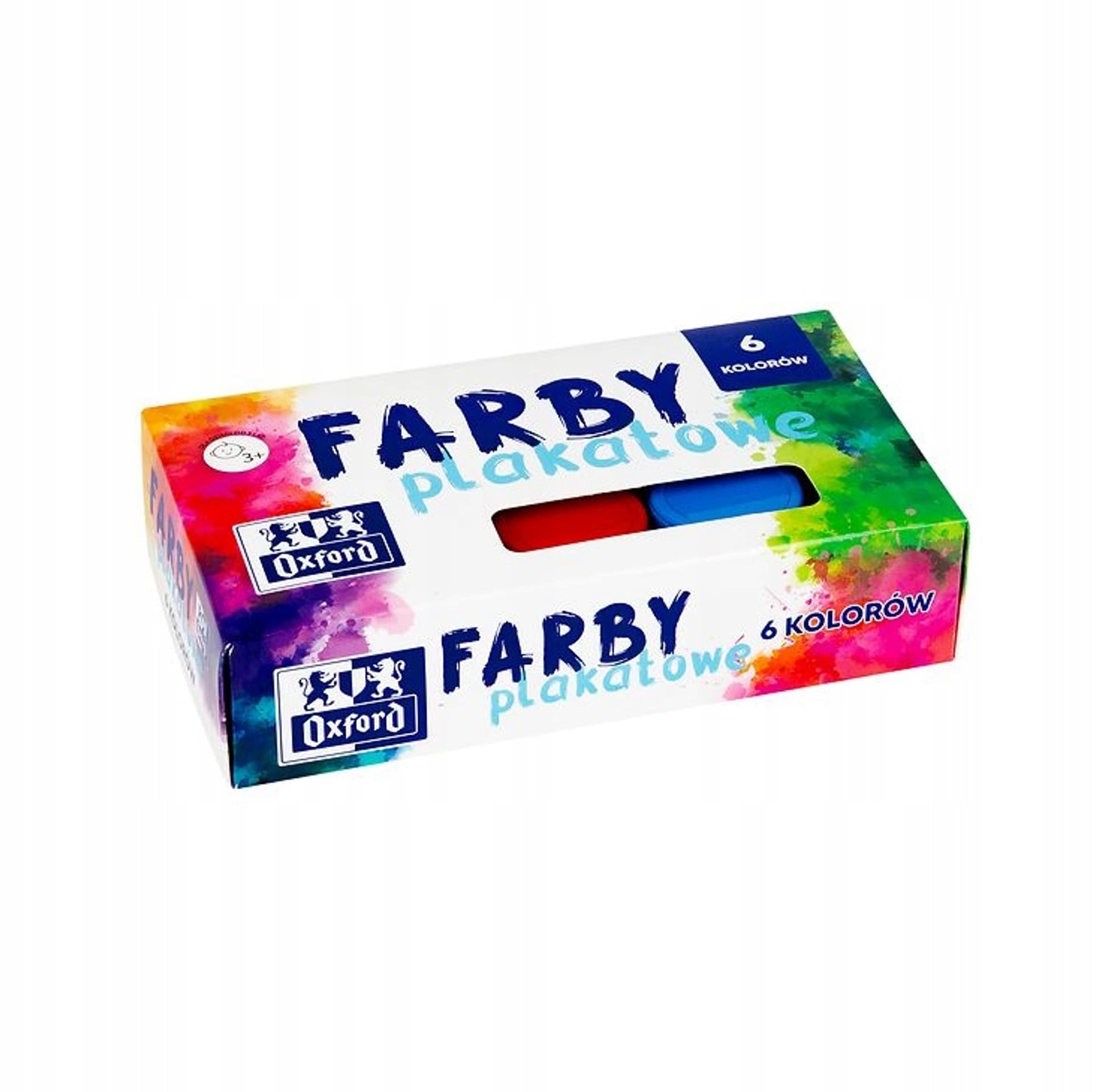 

Farby plakatowe 6 kolorów 20ml 400167103 OXFORD