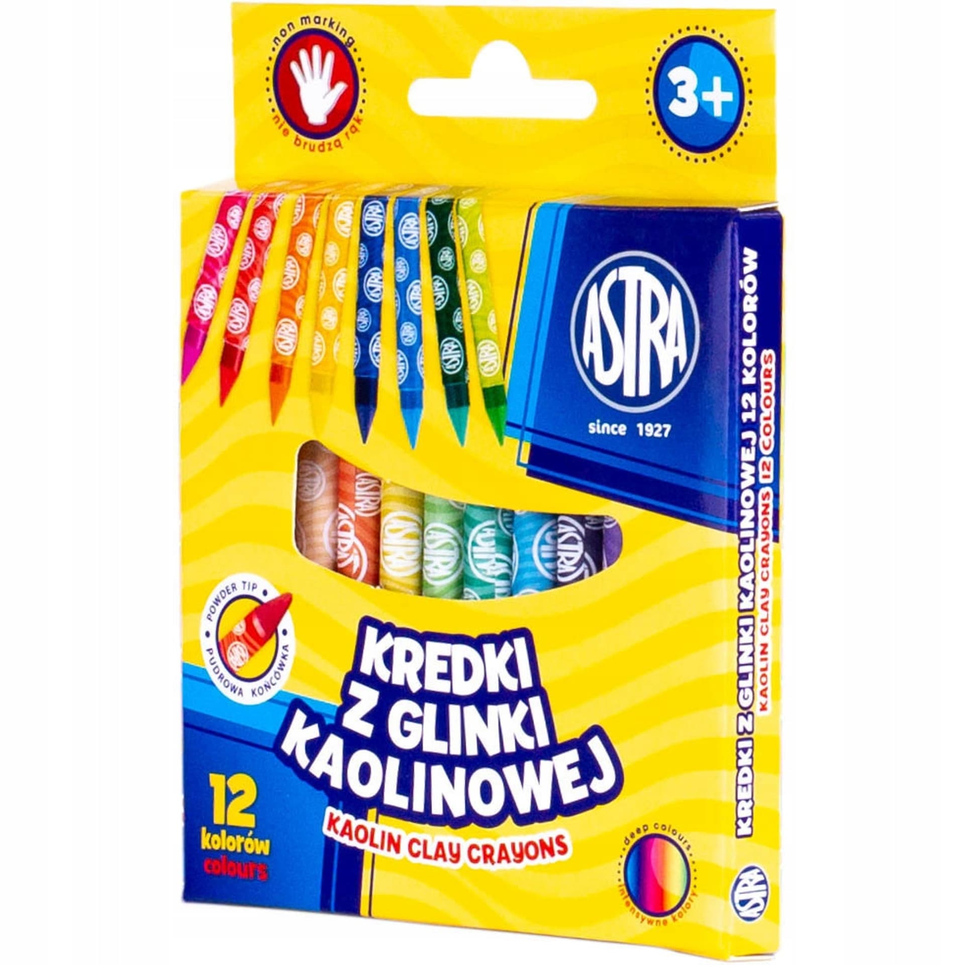 

Kredki z glinki kaolinowej 12 kolorów 316121005 ASTRA