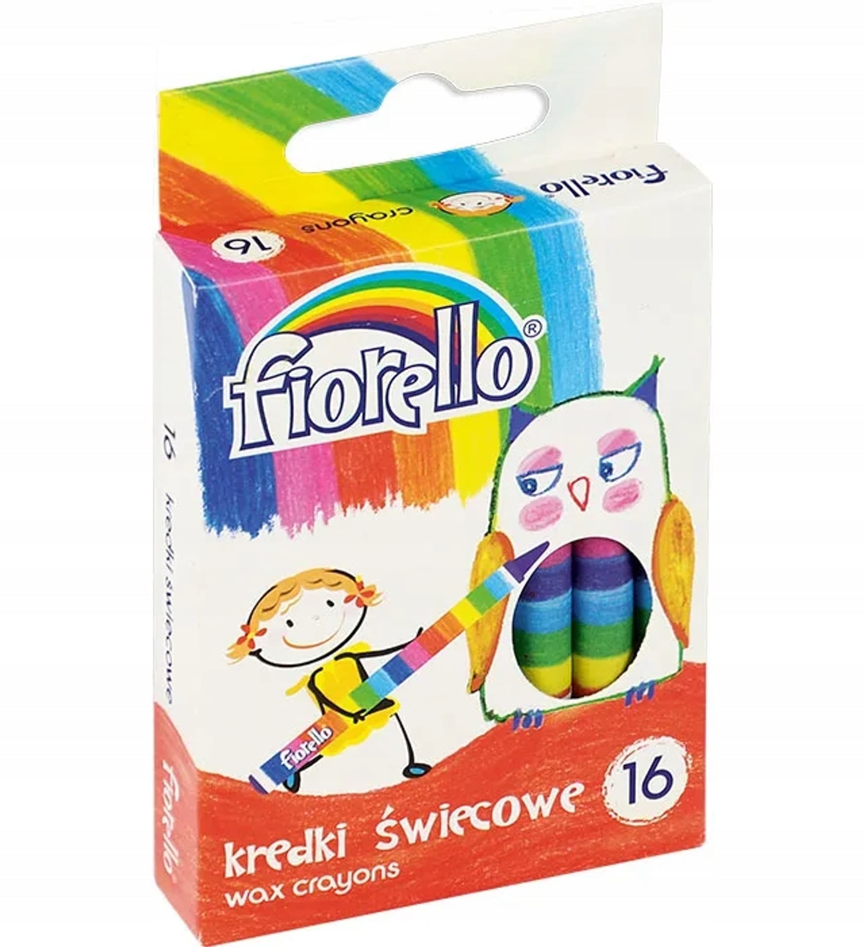 

Kredki FIORELLO świecowe 16 kolorów 170-1385