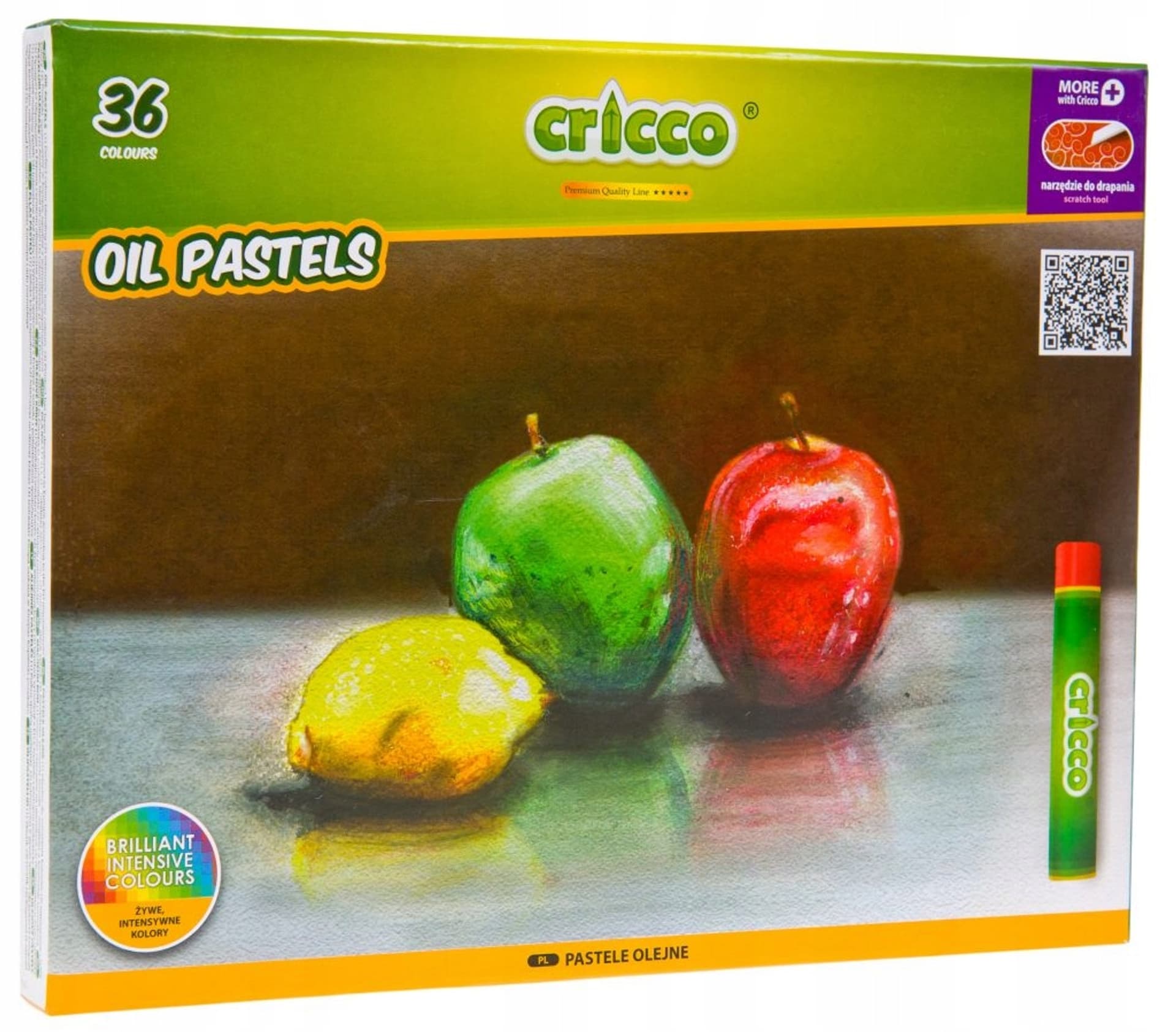 

Kredki CRICCO pastele olejowe 36kolorów CR481K36/A