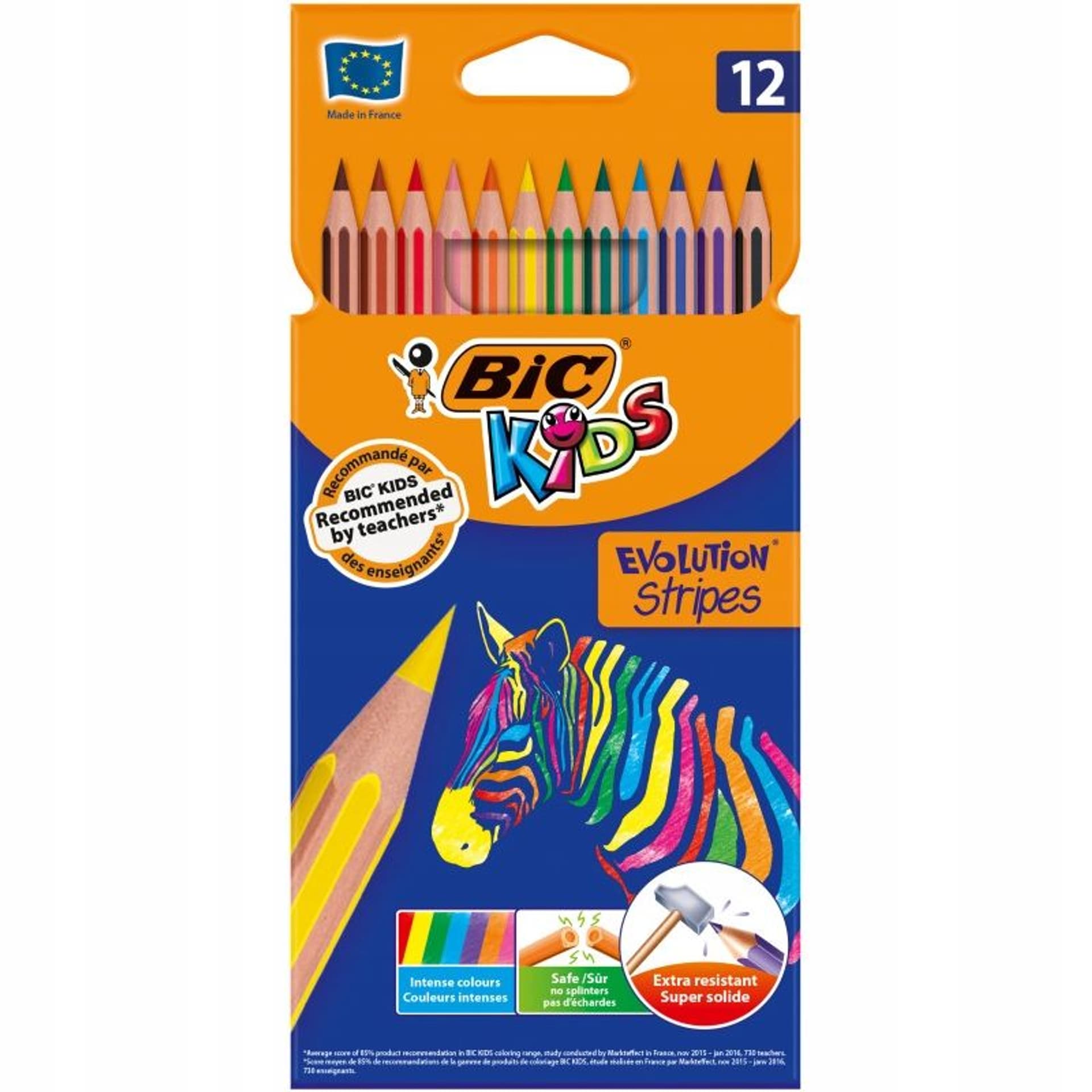 

Kredki Eco Evolution Stripes 12kolorów 82902910 BIC