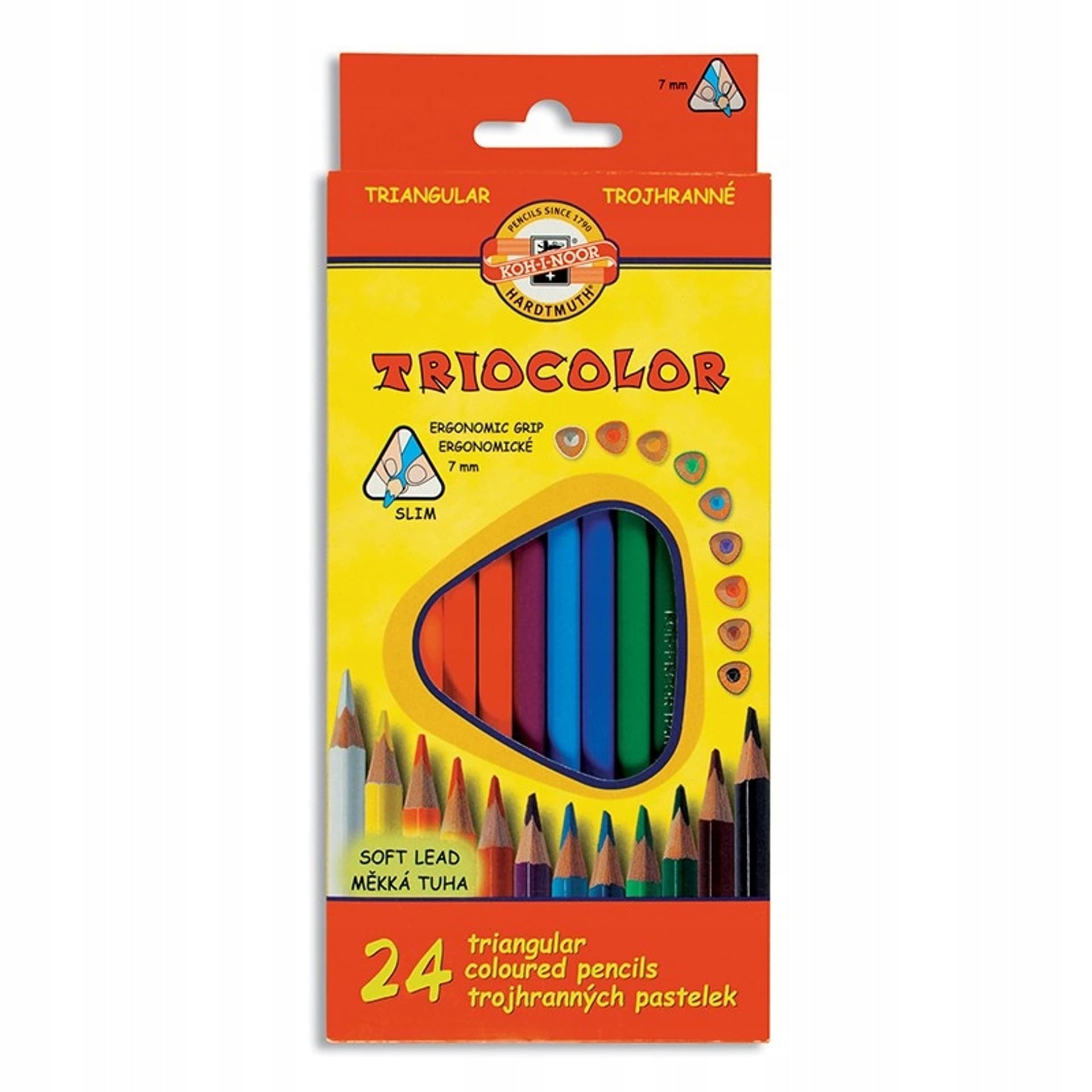 

Kredki szkolne TRICOLOR TYGRYS 24 kol. 3134 KOH-I-NOOR