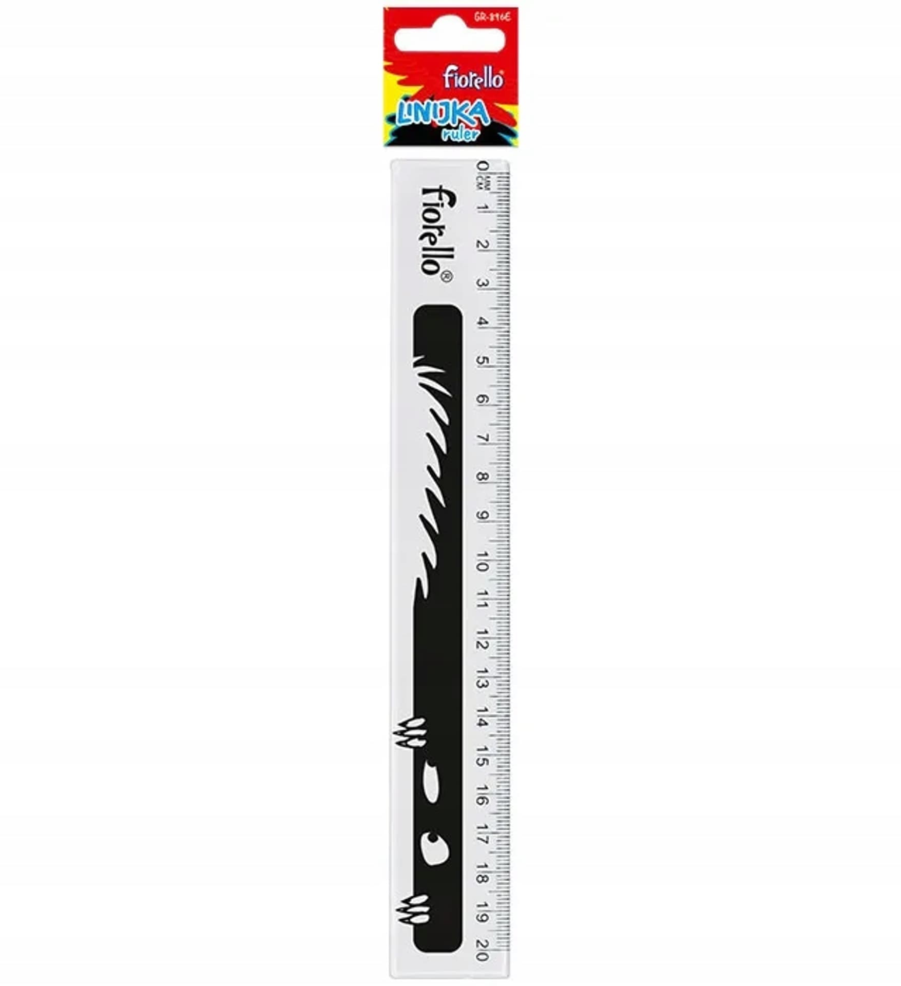 

Linijka plastikowa 20cm EXTRA GR-896E FIORELLO