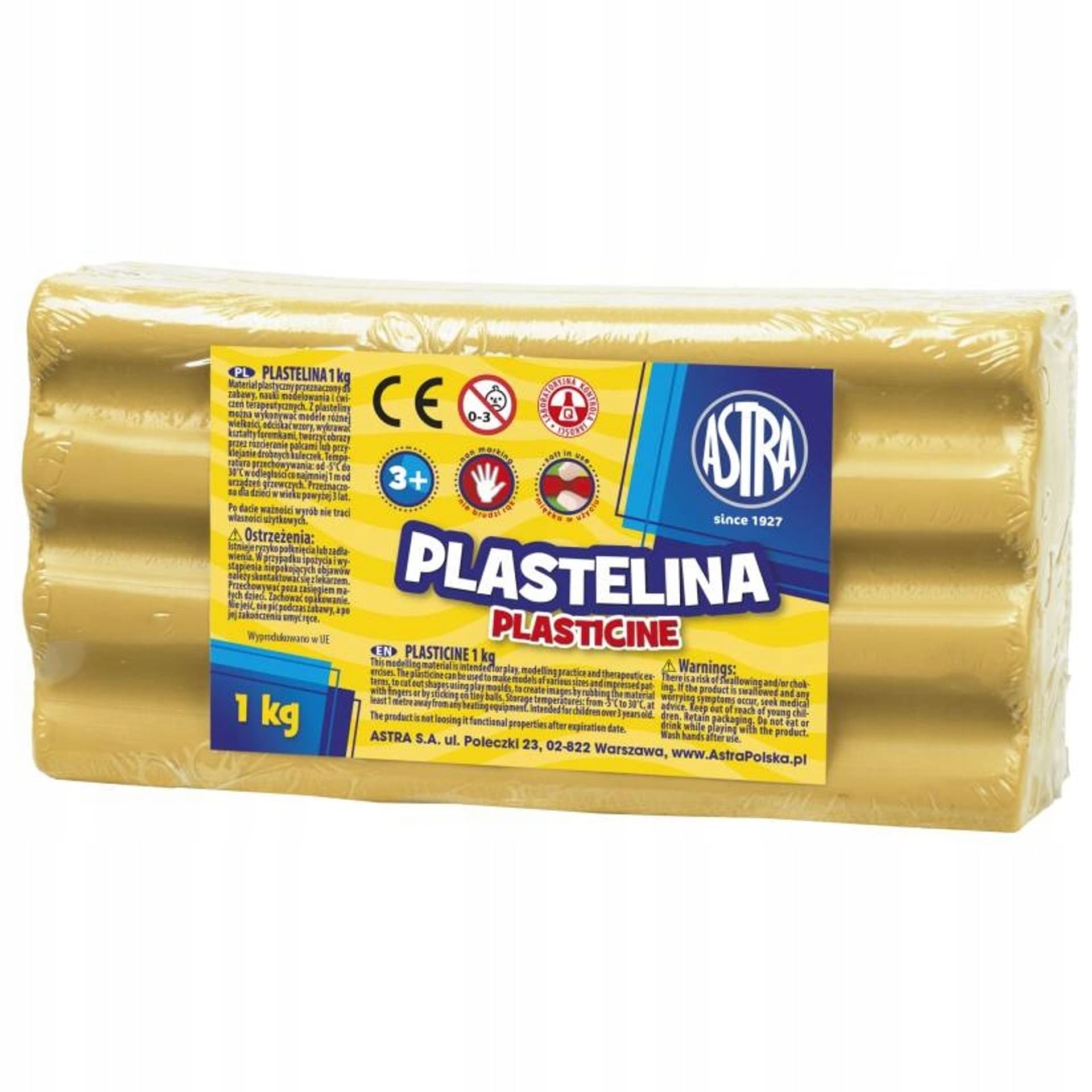 

Plastelina Astra 1 kg brązowa jasna 303111020 ASTRA