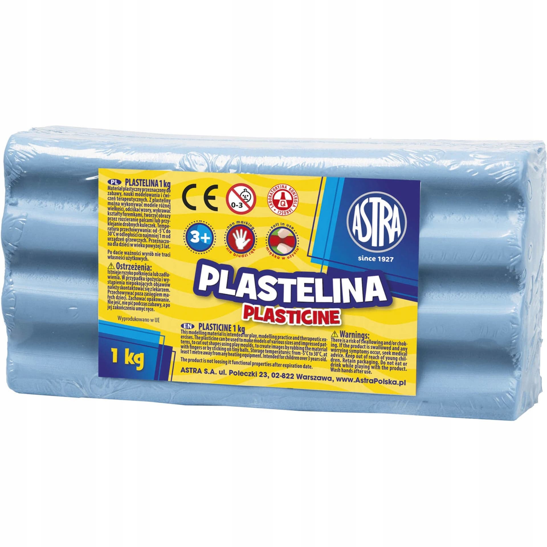 

Plastelina Astra 1 kg niebieska jasna 303111013 ASTRA