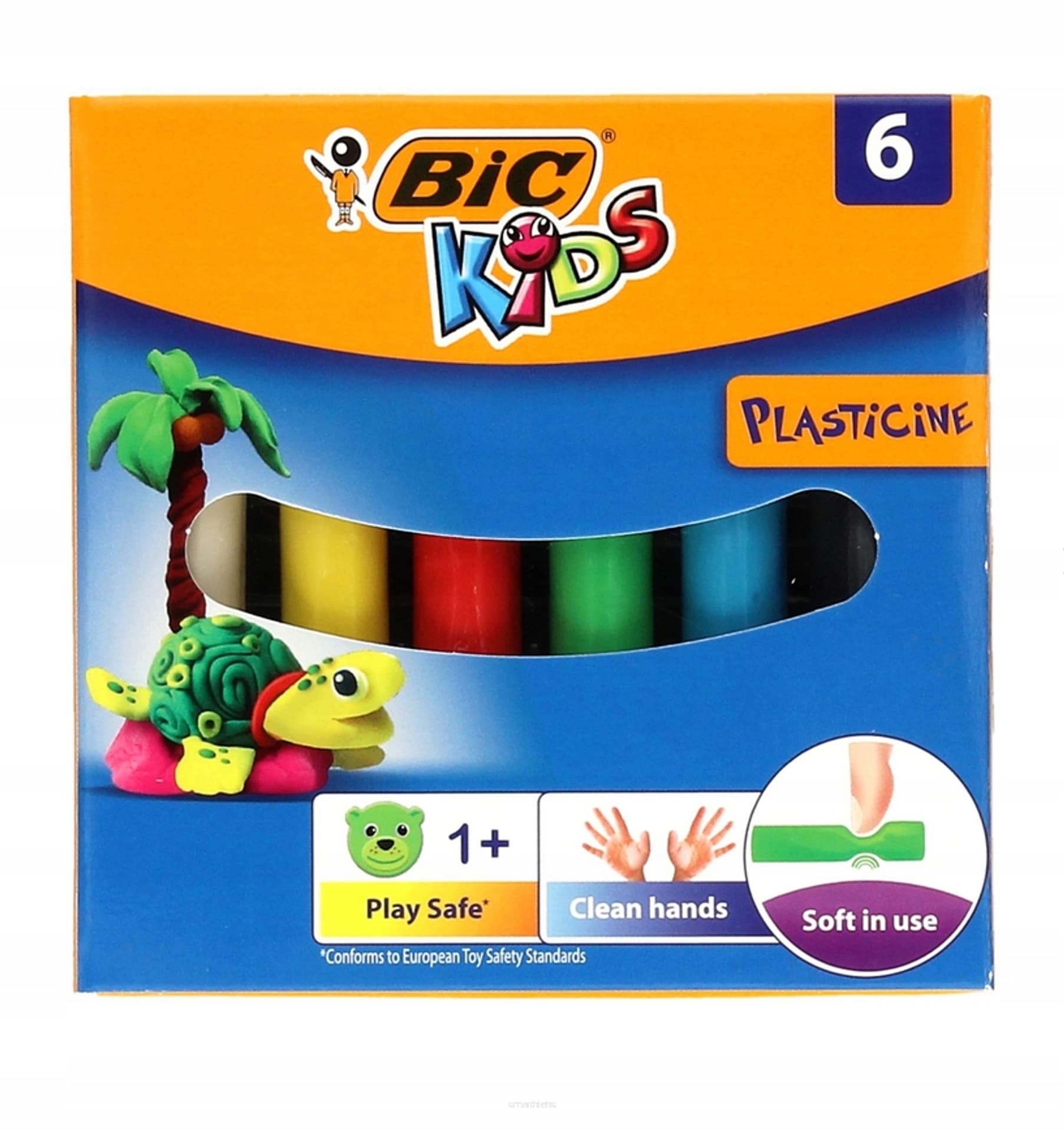 

Plastelina szkolna 6 kolorów 947712 BIC