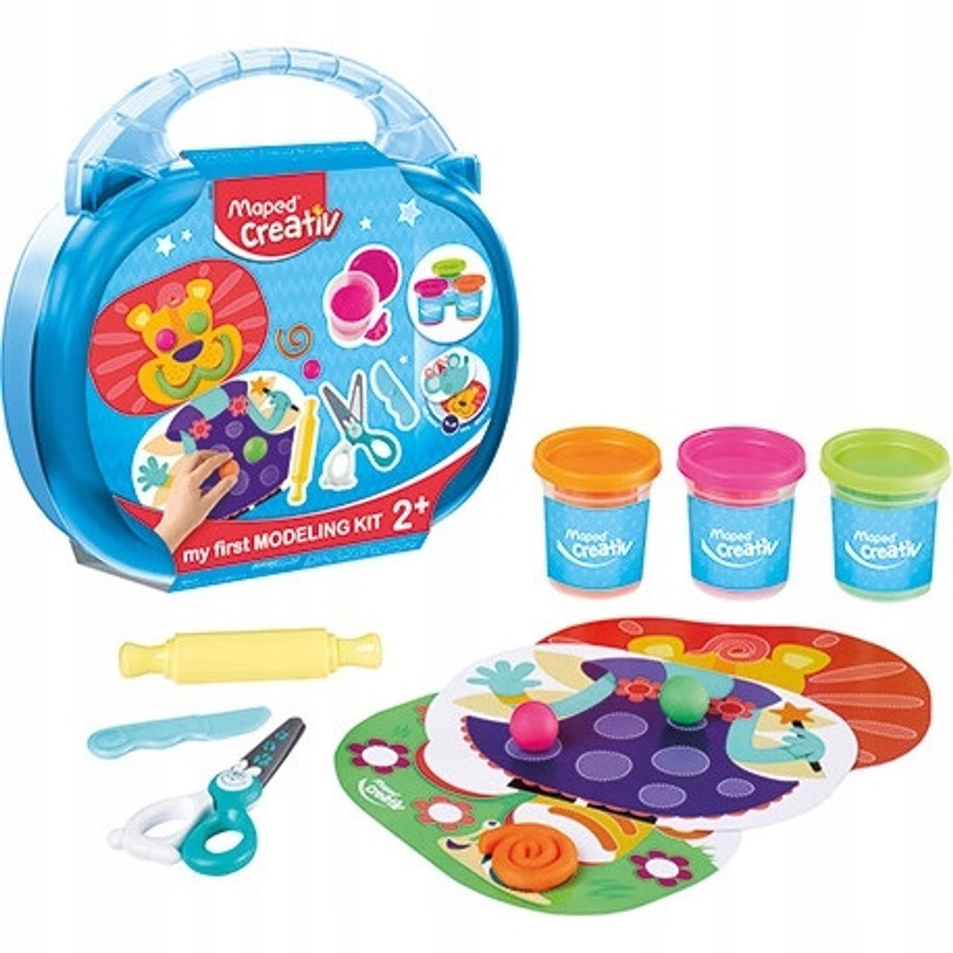 

Zestaw z masą plastyczną+walizka 907007 CREATIV MAPED