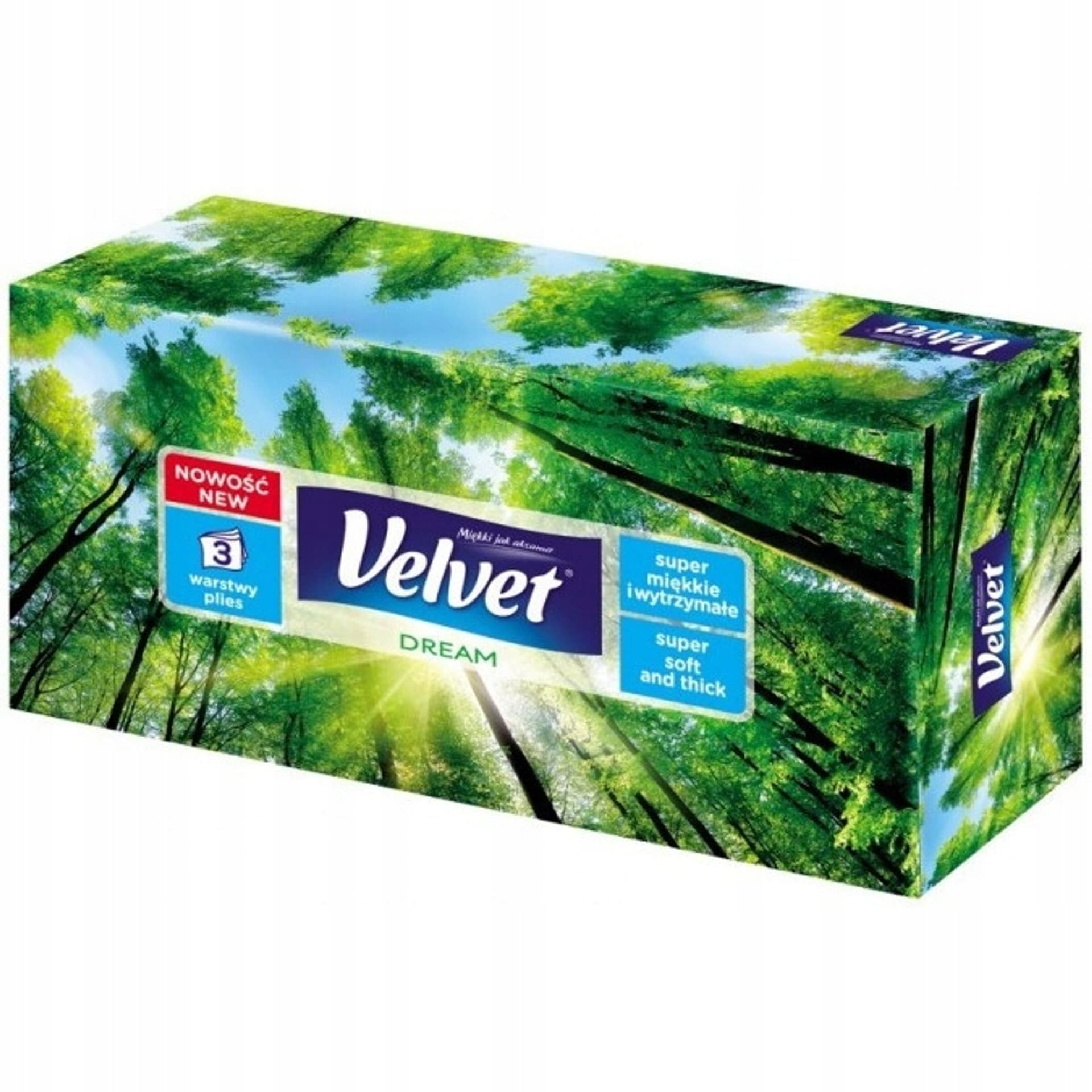 

Chusteczki uniwersalne 3w DREAM (90sztuk) VELVET 61250223, 90sztuk) velvet 6125022