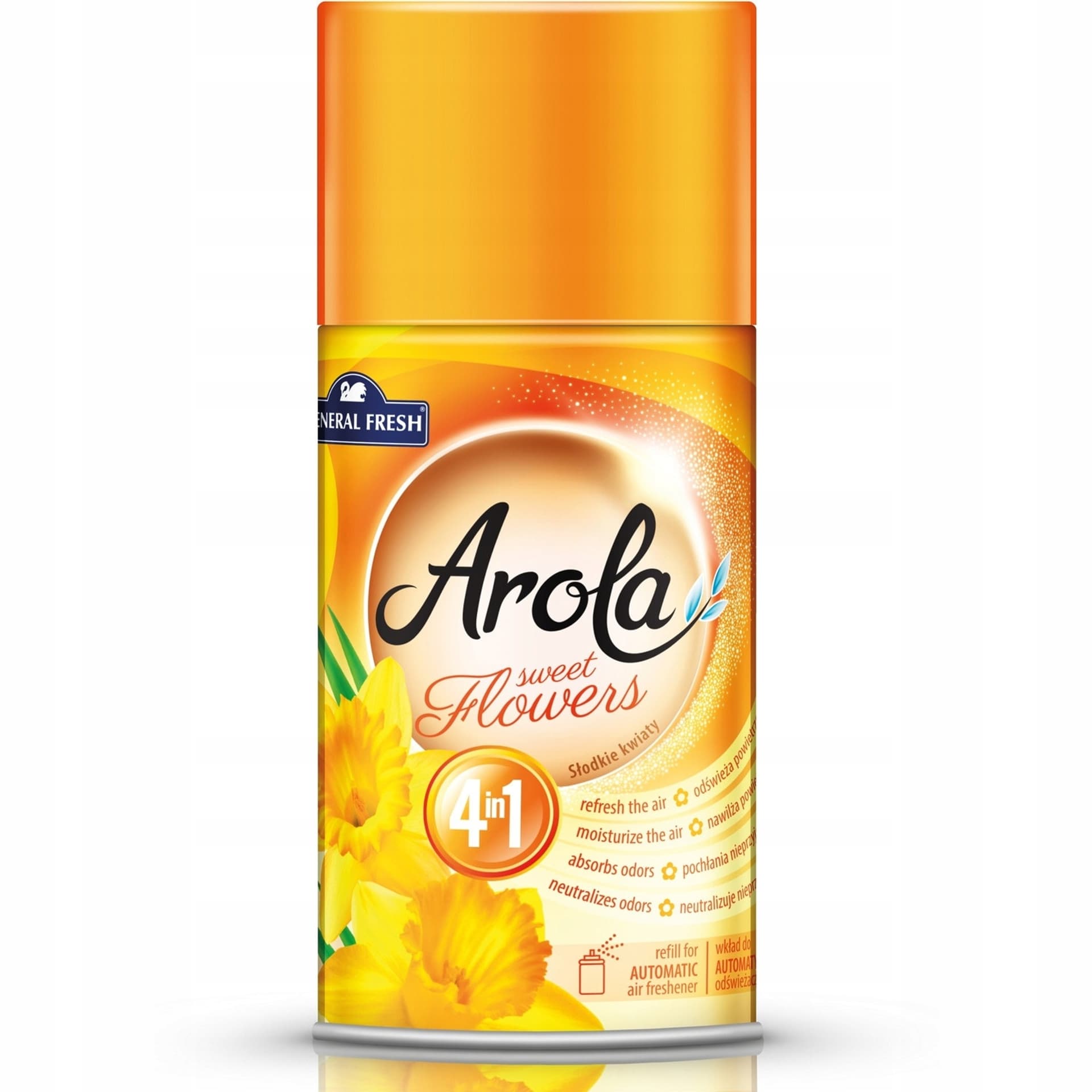 

Wkład do odświeżacza AROLA 250ml słodkie kwiaty GENERAL FRESH