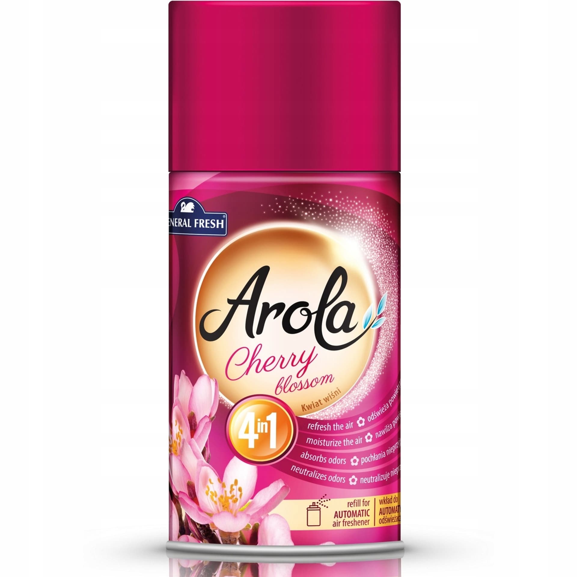 

Wkład do odświeżacza AROLA 250ml kwiat wiśni GENERAL FRESH