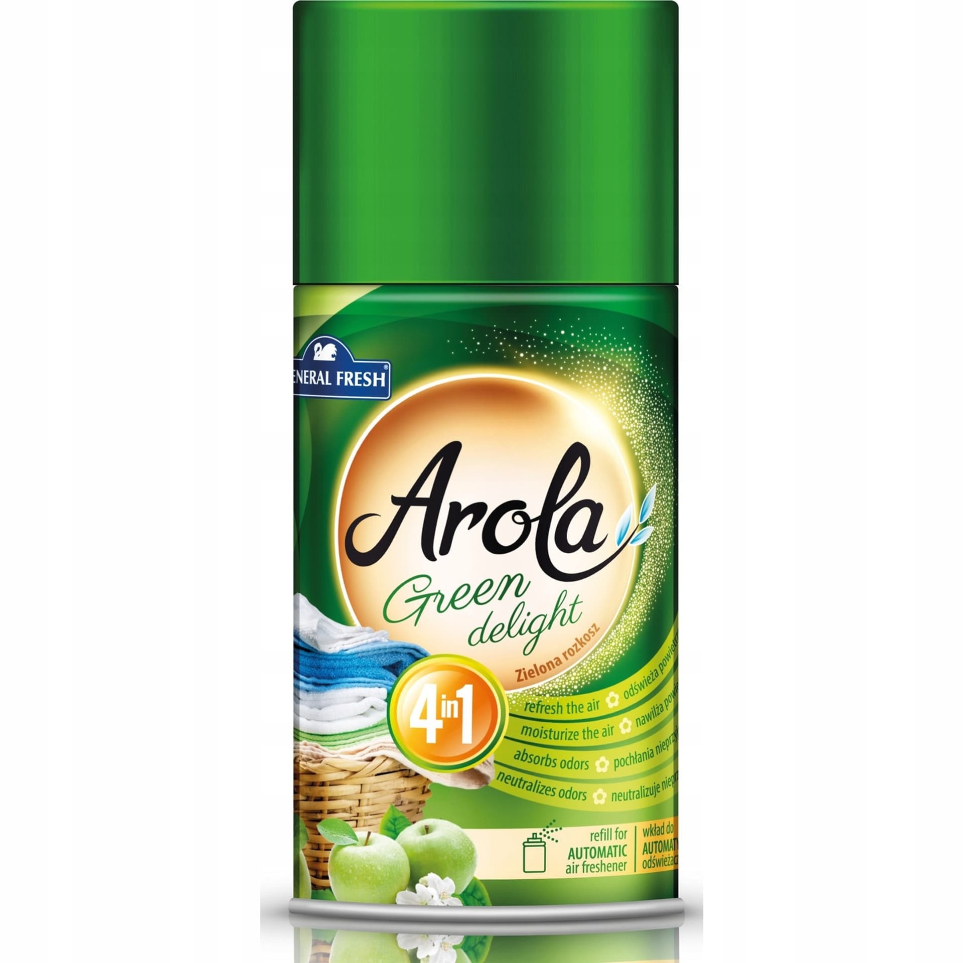 

Wkład do odświeżacza AROLA 250ml zielona rozkosz GENERAL FRESH