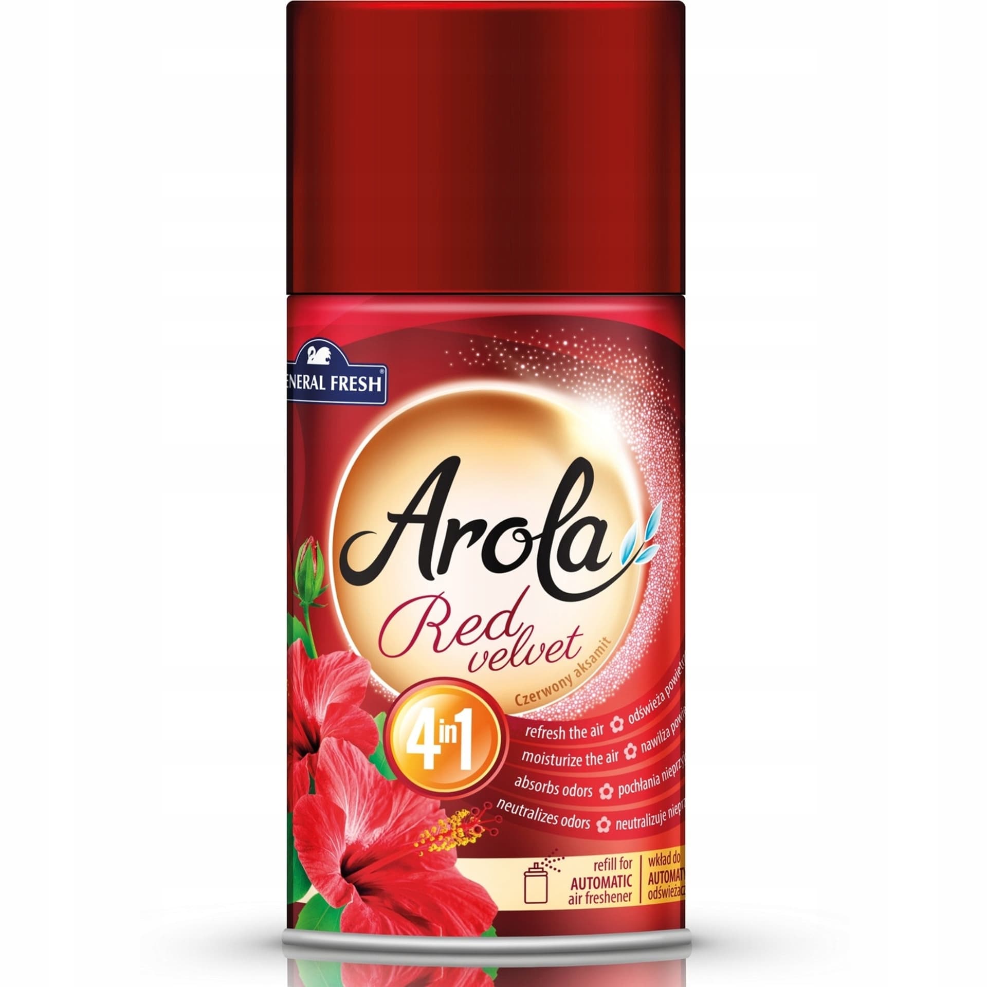 

Wkład do odświeżacza AROLA 250ml czerwony aksamit GENERAL FRESH