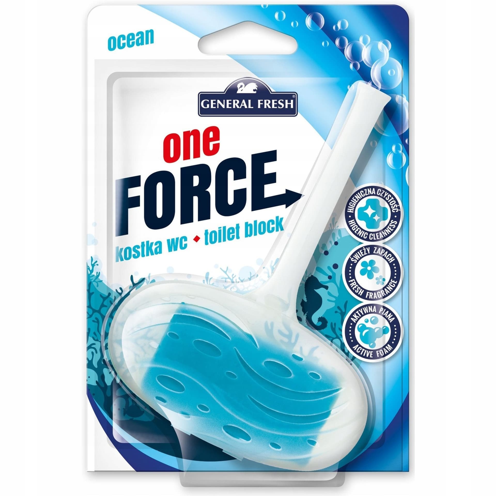 

Kostka do WC zawieszka 40g morze GENERAL FRESH Force One