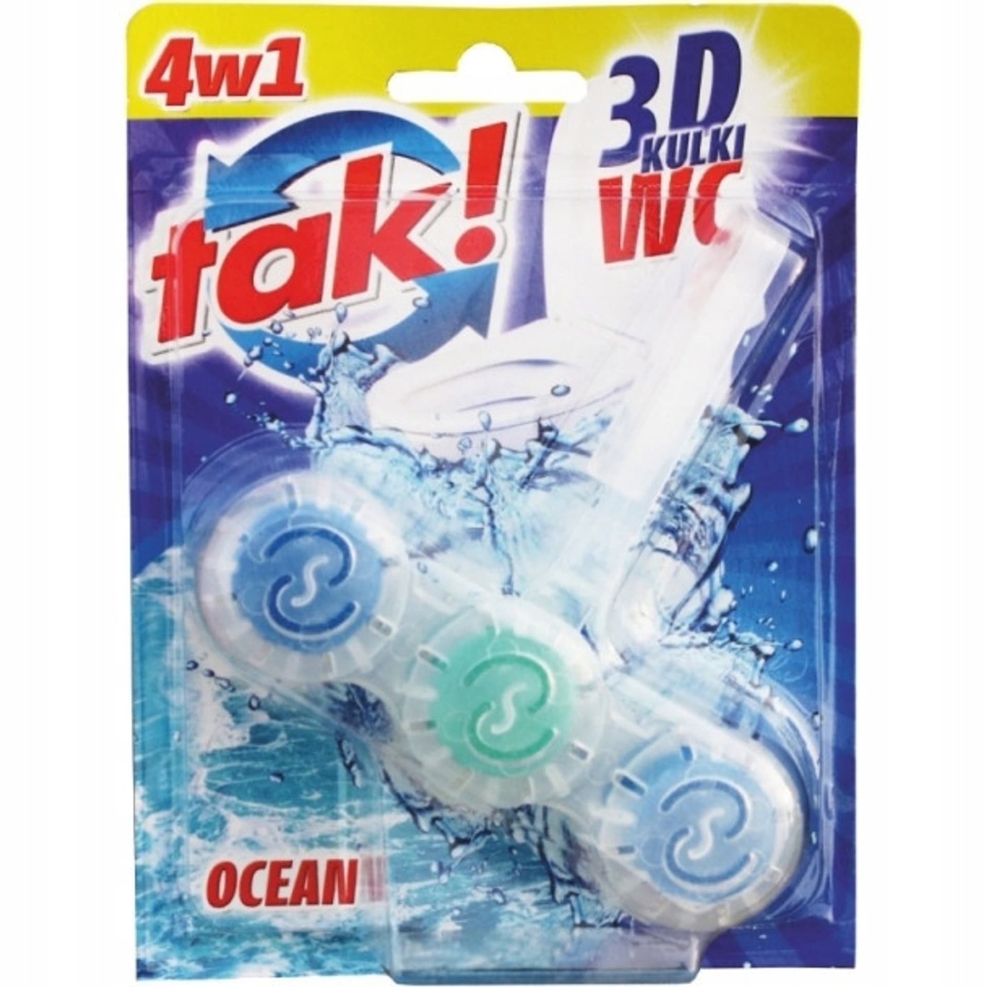 

Zawieszka do WC kulki 3d 40g ocean TAK!