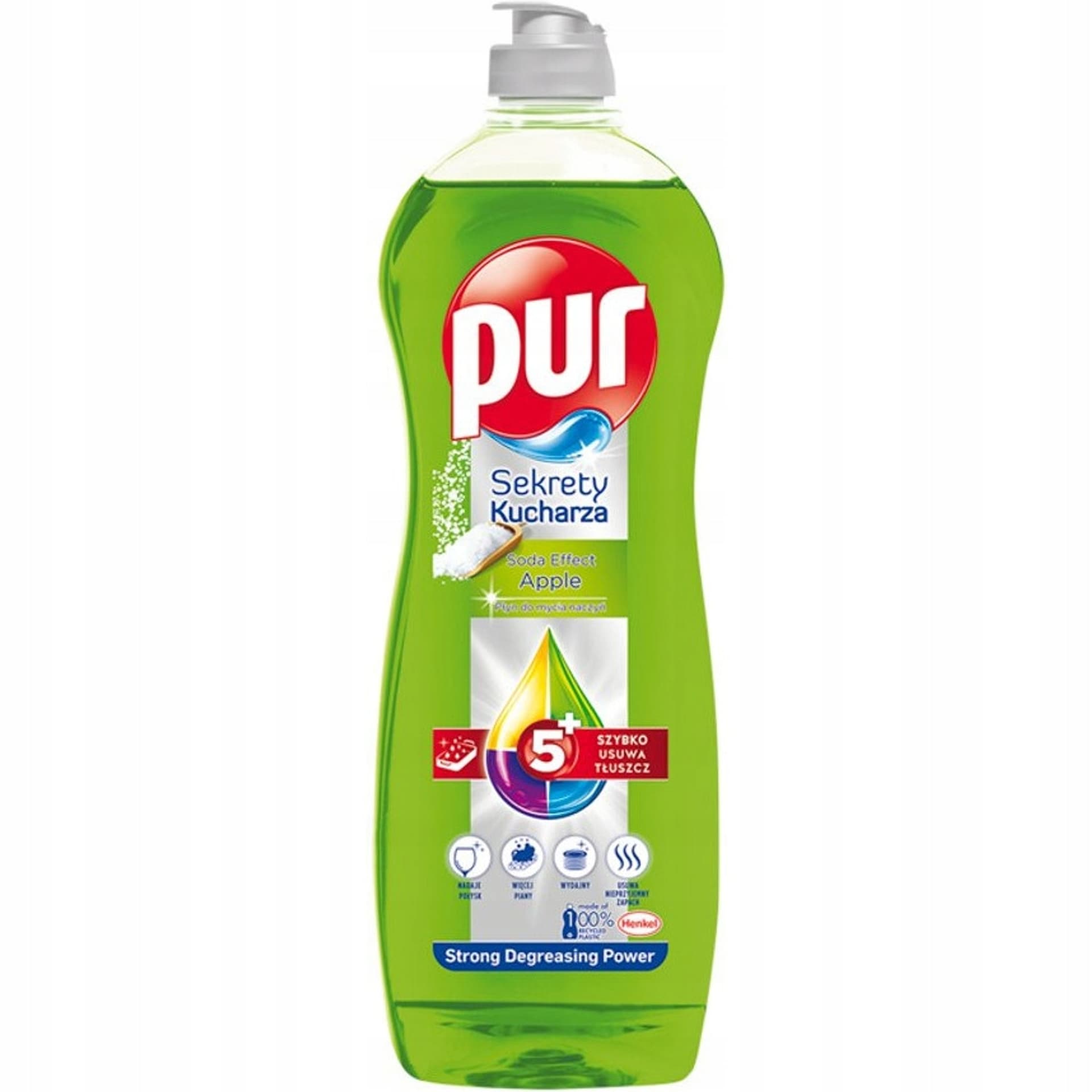 

Płyn do mycia naczyń PUR 750ml Jabłkowy