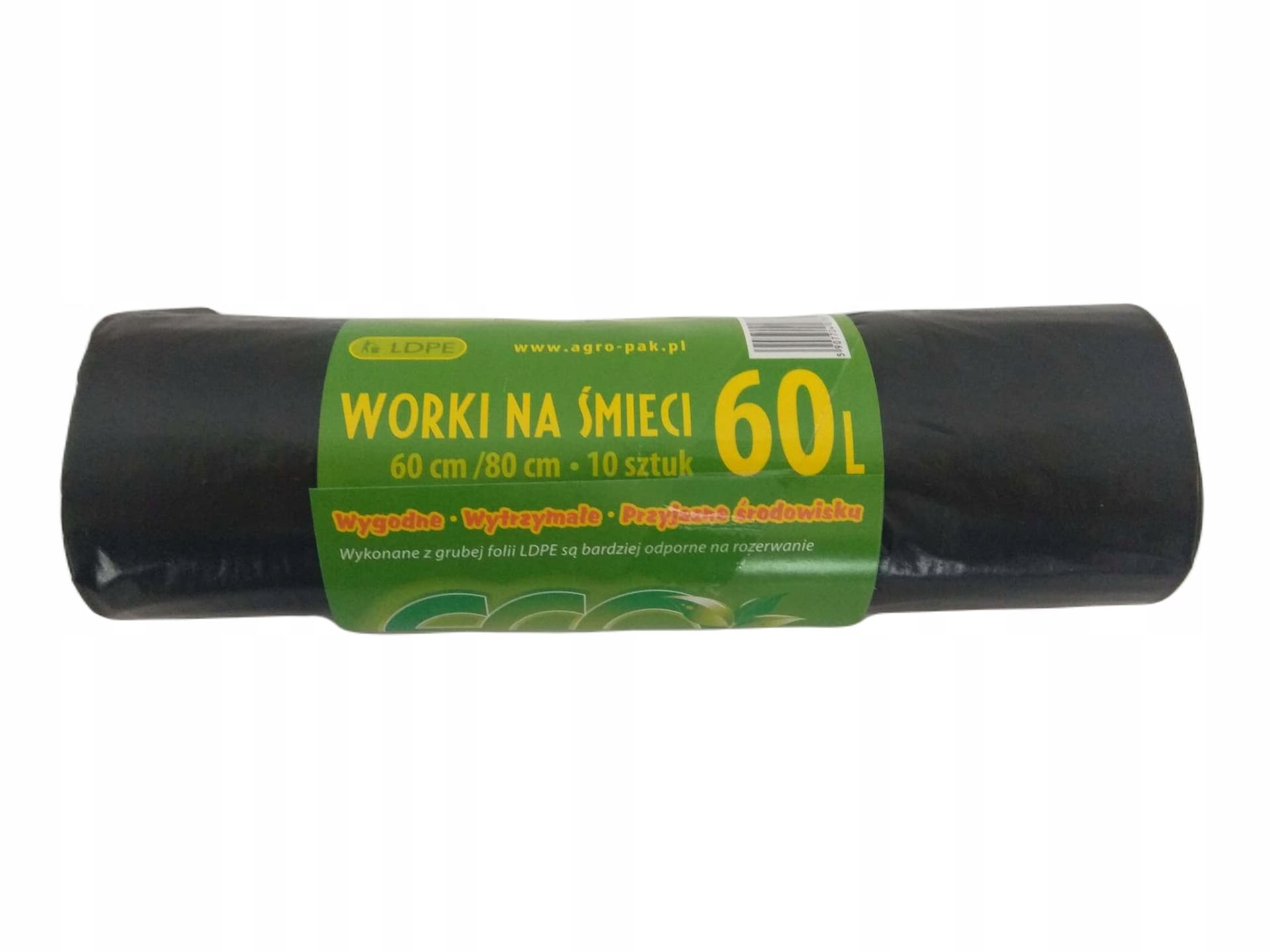 

Worki na śmieci LDPE 60L czarne(10sztuk) 60cm/80cm, 10sztuk) 60cm/80c