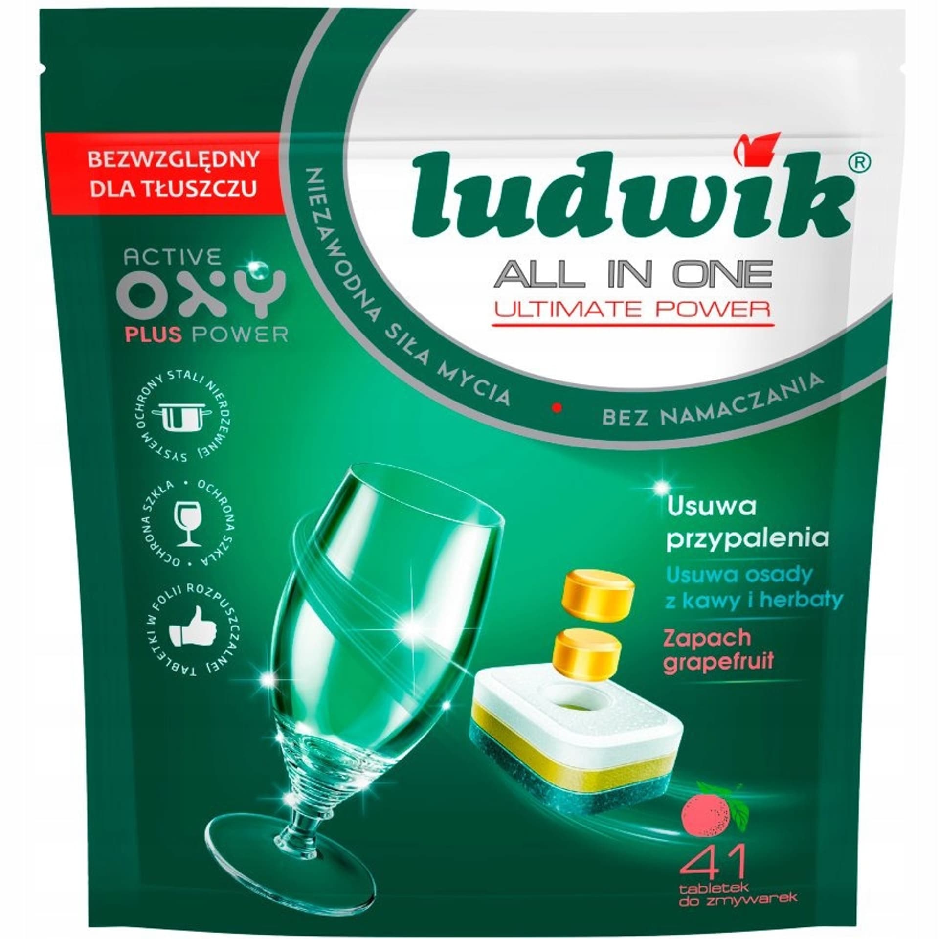 

Tabletki do zmywarki LUDWIK(41 tabletek) zapach grapefruit All In One 228706, 41 tabletek) zapach grapefruit all in one 22870